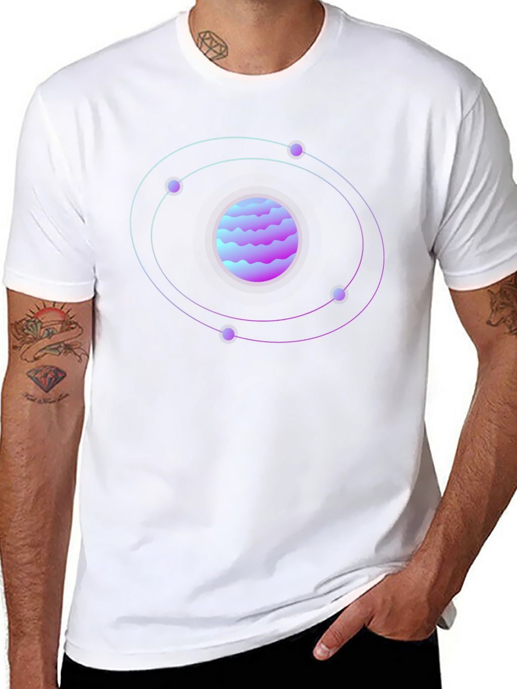 Atom Graphic Tee - Modern Unisex T-Shirt