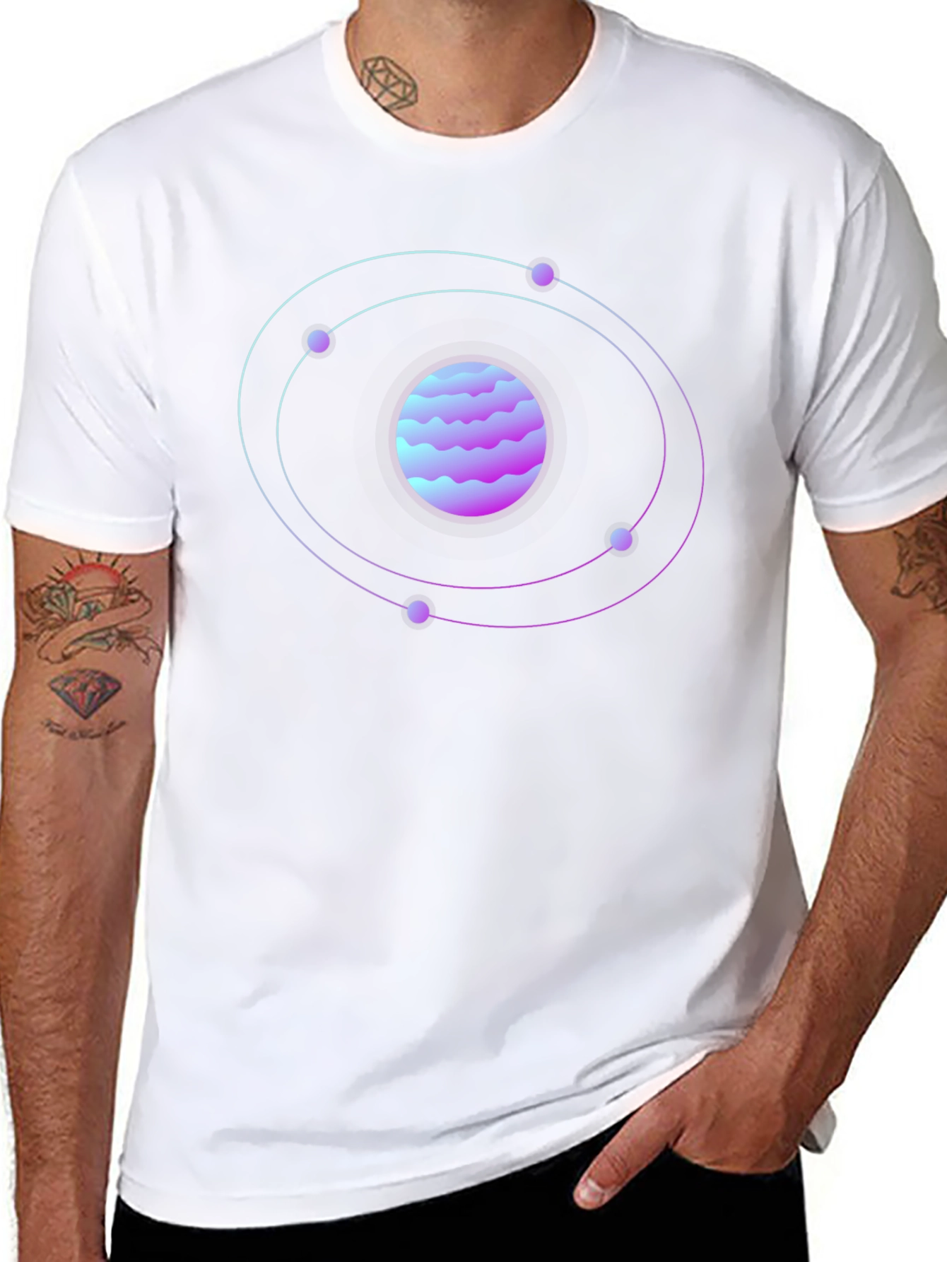 Atom Graphic Tee - Modern Unisex T-Shirt