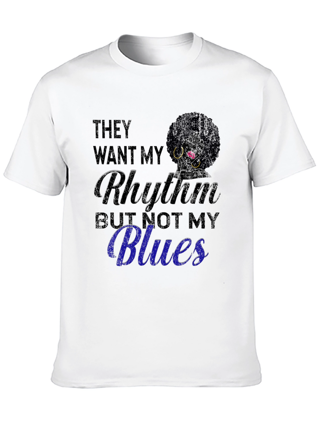 Rhythm & Blues Graphic Tee - Soft Cotton Blend