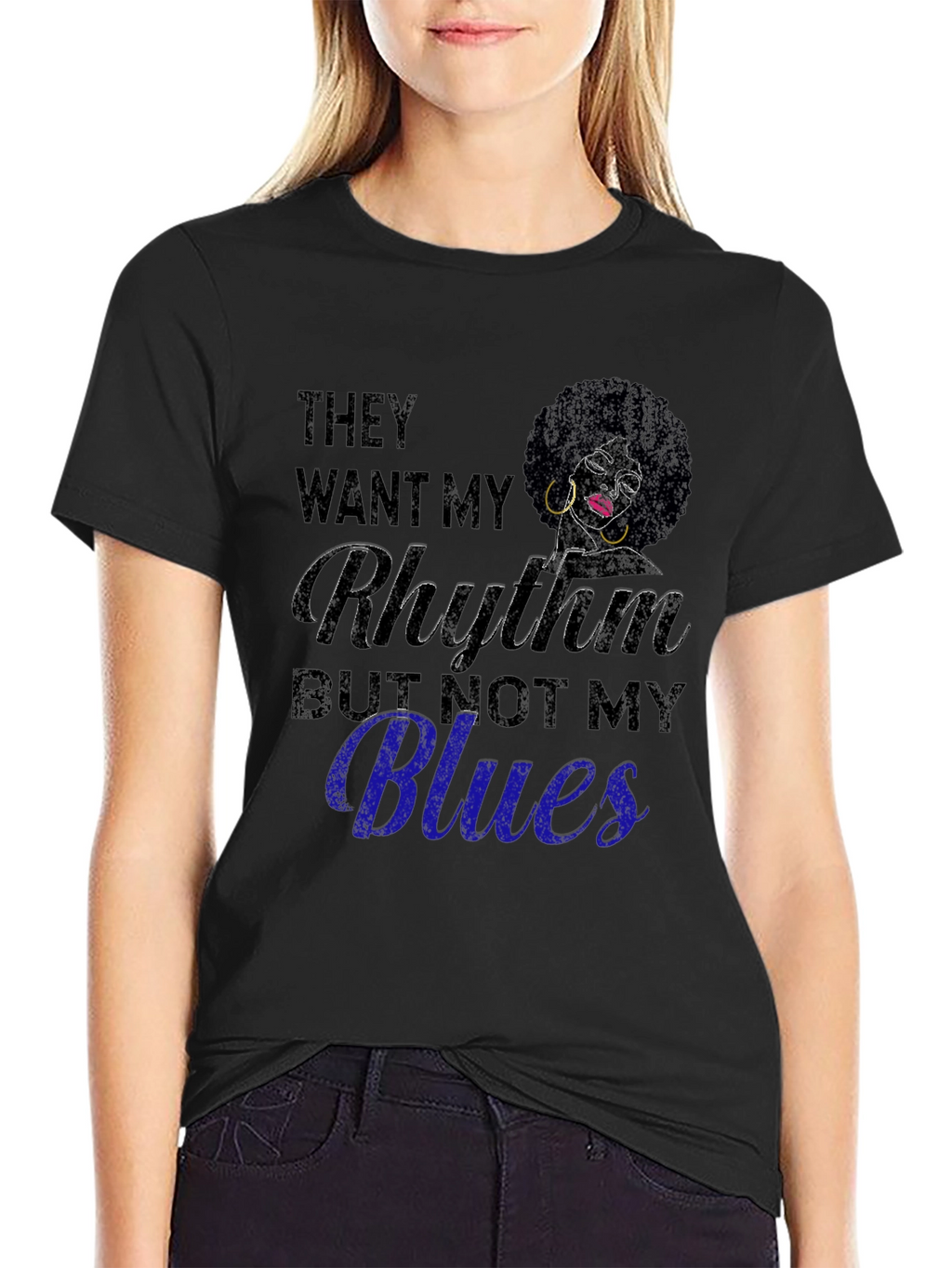 Rhythm & Blues Graphic Tee - Soft Cotton Blend