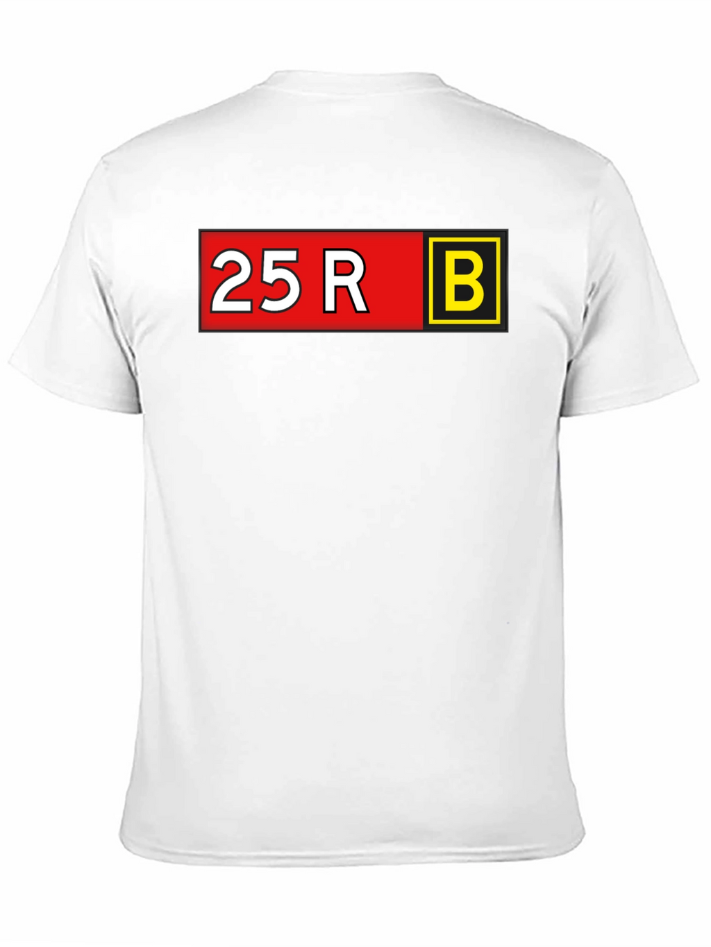 25R B Graphic Tee - Bold Statement T-Shirt