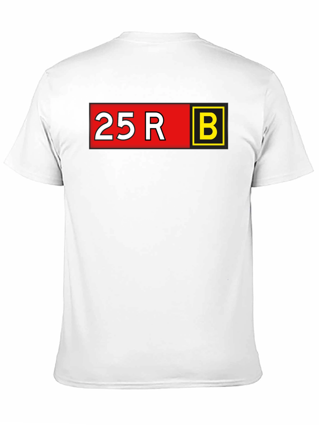 25R B Graphic Tee - Bold Statement T-Shirt