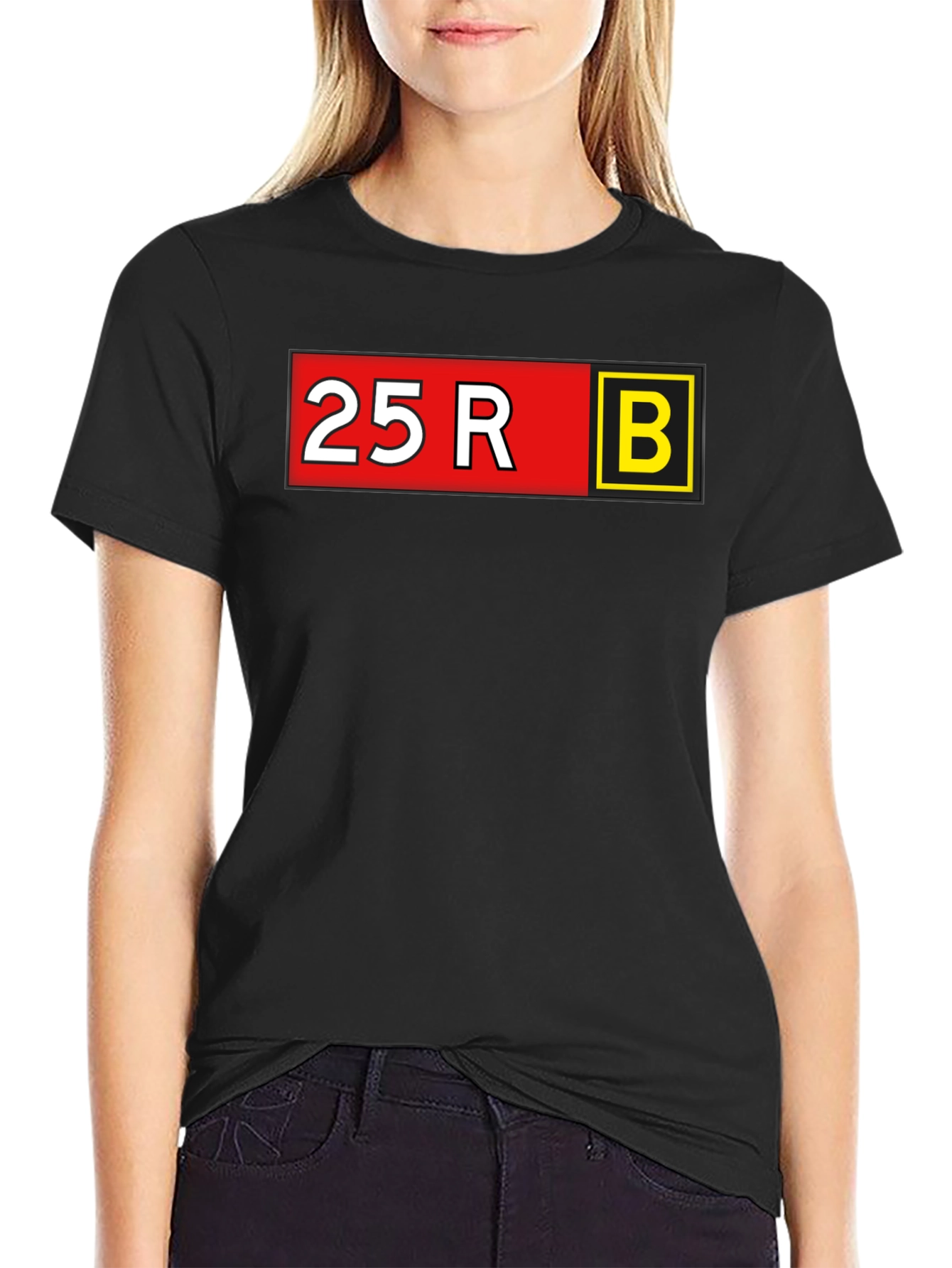 25R B Graphic Tee - Bold Statement T-Shirt