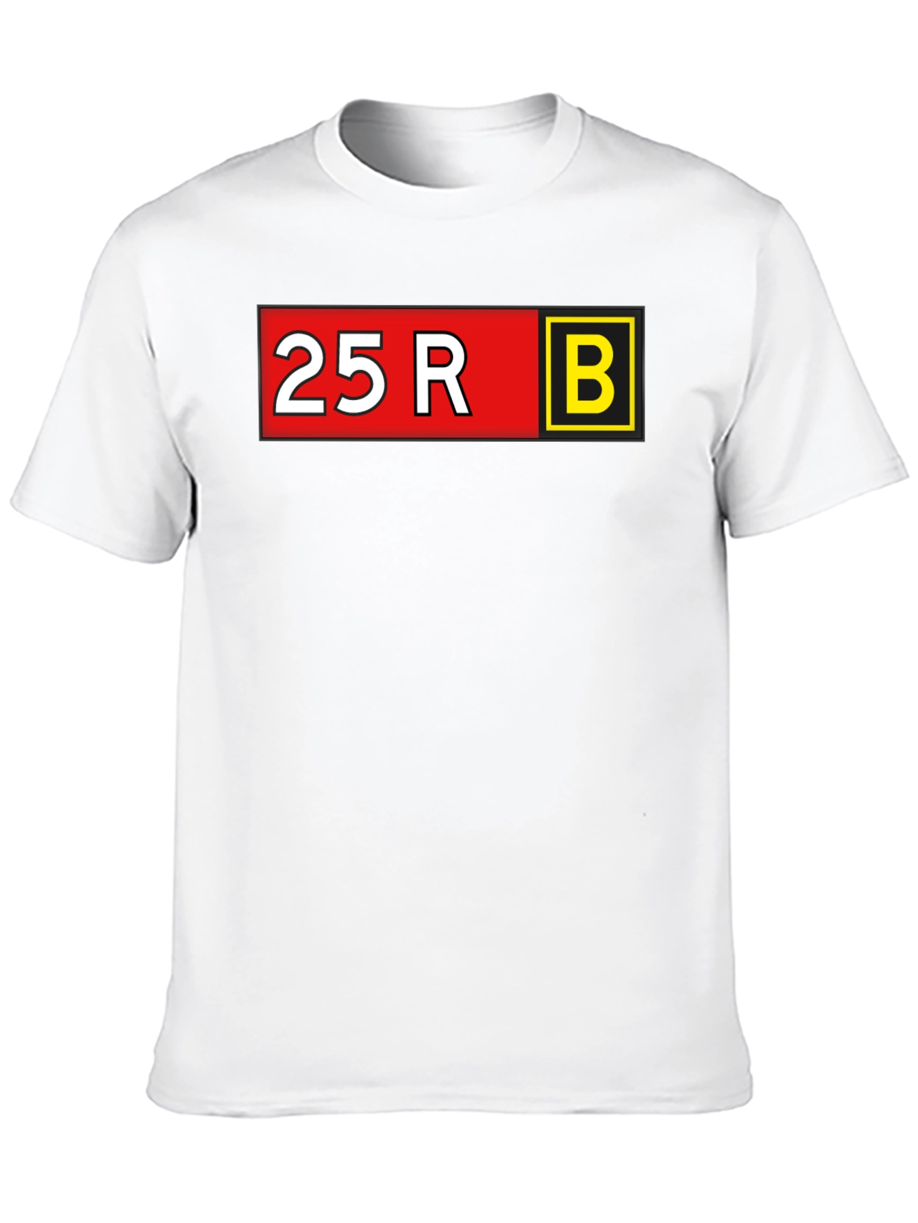 25R B Graphic Tee - Bold Statement T-Shirt