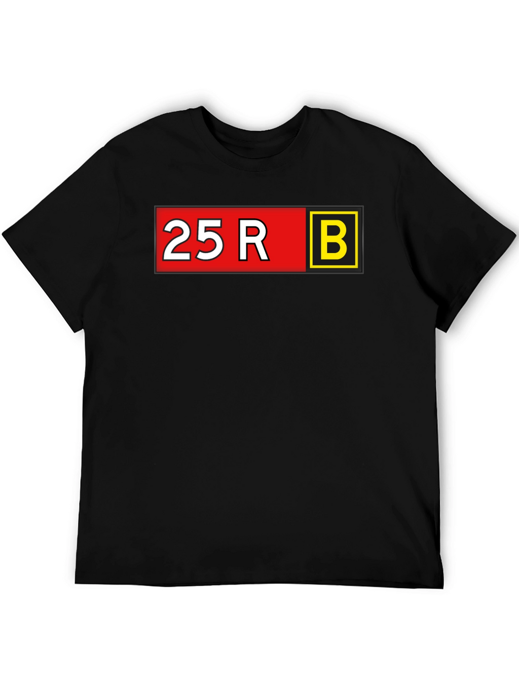 25R B Graphic Tee - Bold Statement T-Shirt