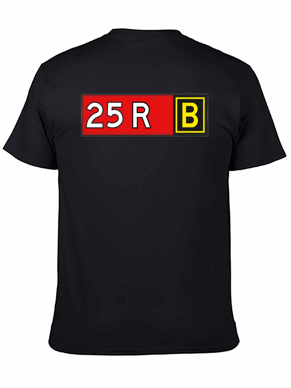25R B Graphic Tee - Bold Statement T-Shirt