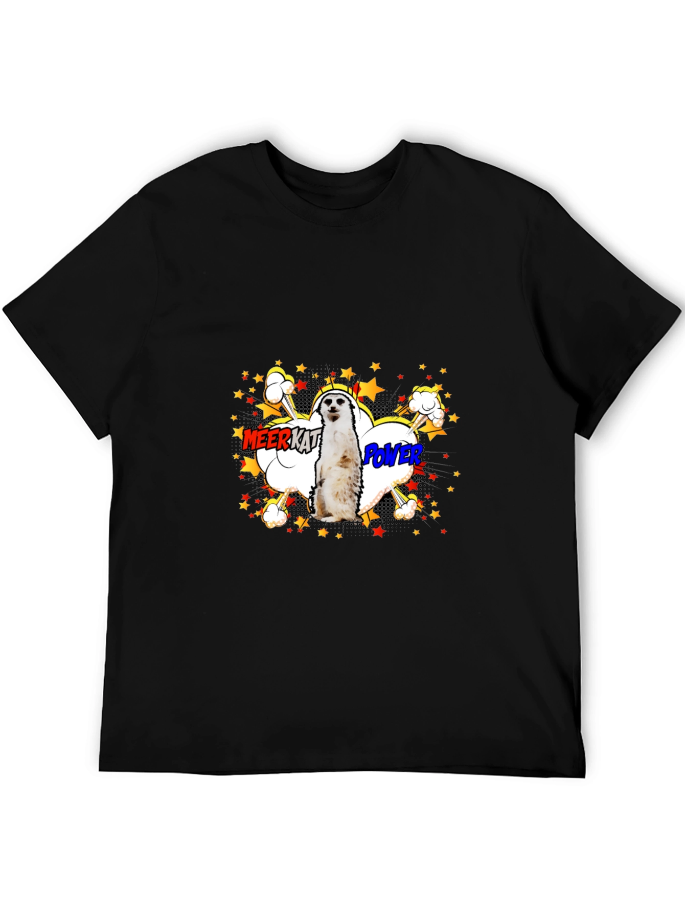 Meerkat Power Graphic Tee - Black