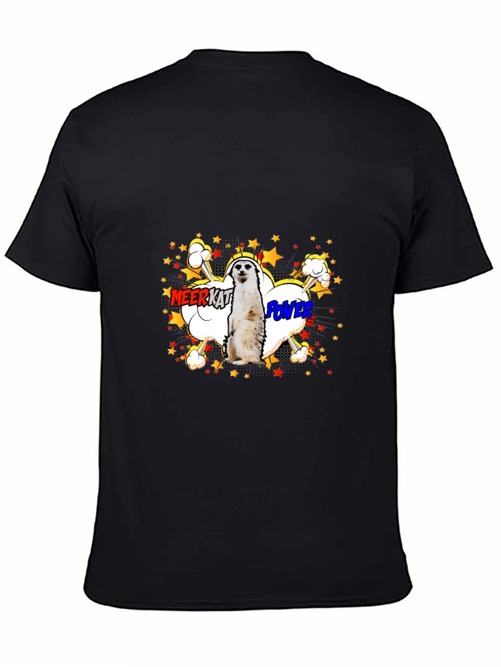 Meerkat Power Graphic Tee - Black