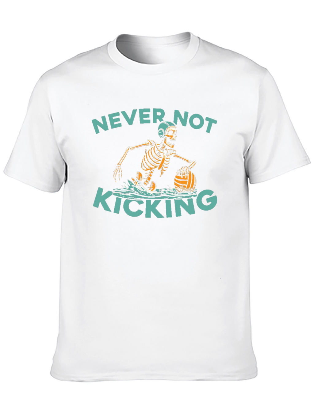 Skeleton Water Polo T-Shirt - Never Not Kicking