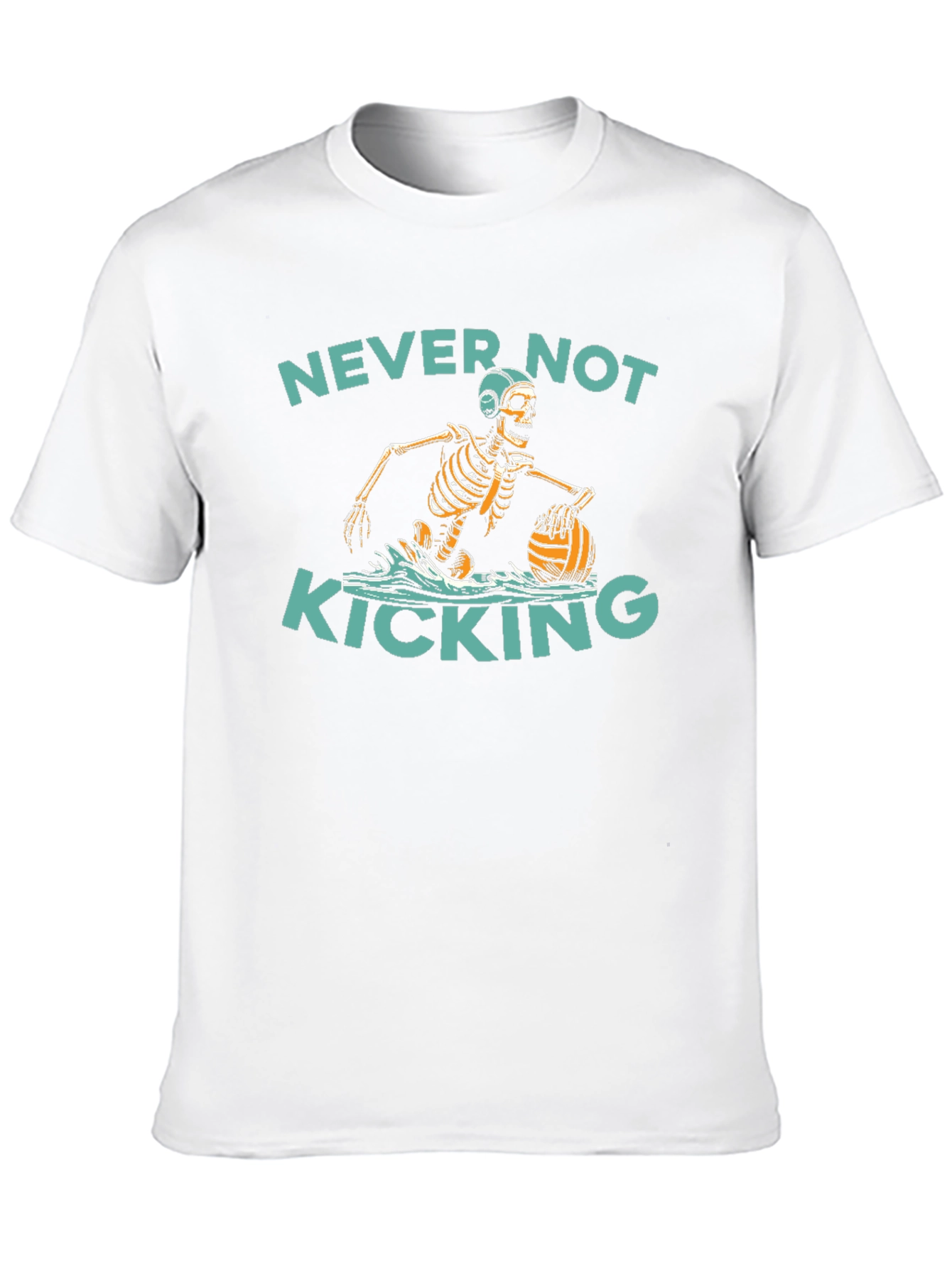Skeleton Water Polo T-Shirt - Never Not Kicking