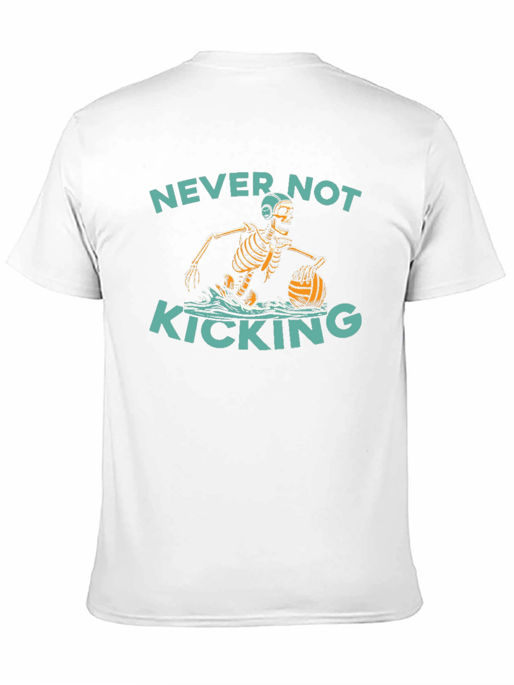 Skeleton Water Polo T-Shirt - Never Not Kicking
