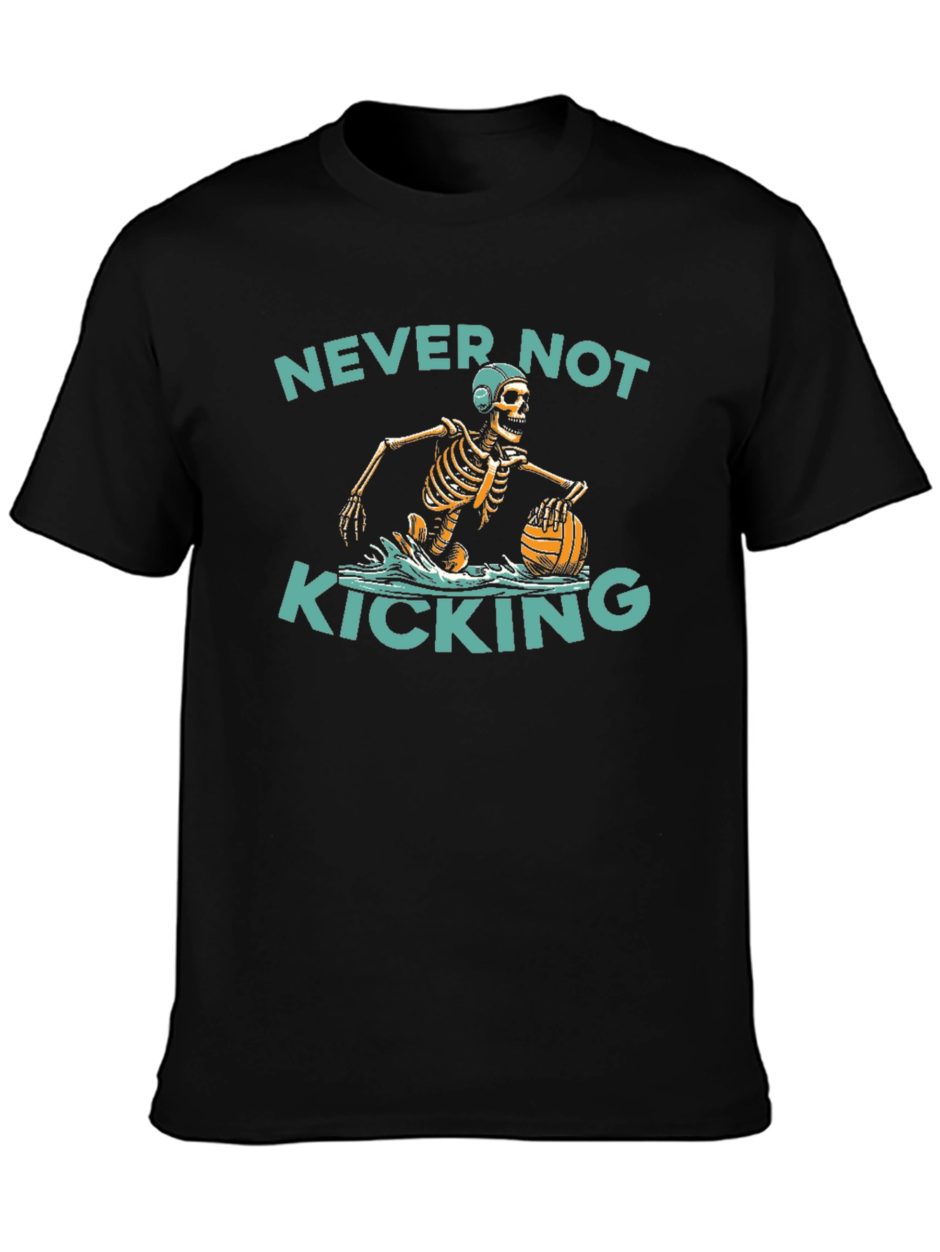 Skeleton Water Polo T-Shirt - Never Not Kicking