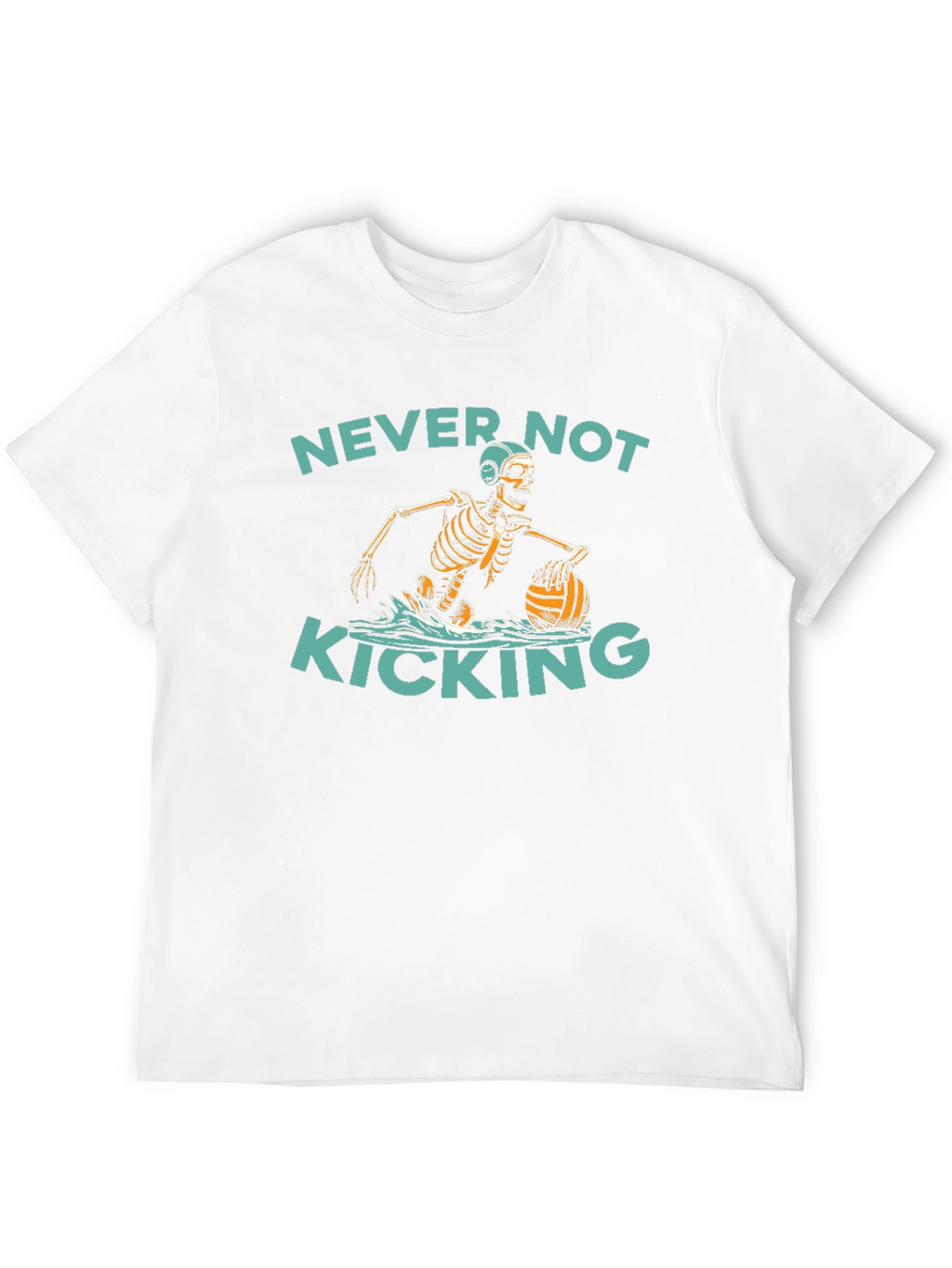 Skeleton Water Polo T-Shirt - Never Not Kicking