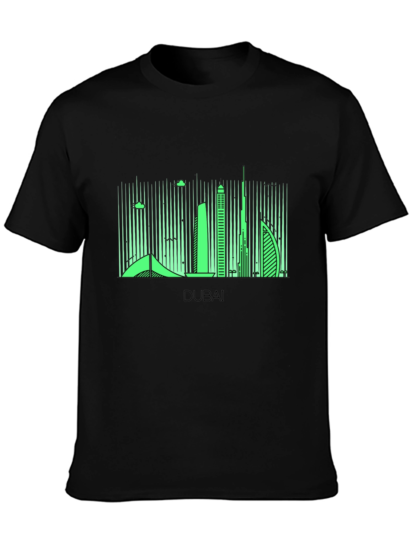 Dubai Skyline Graphic T-Shirt