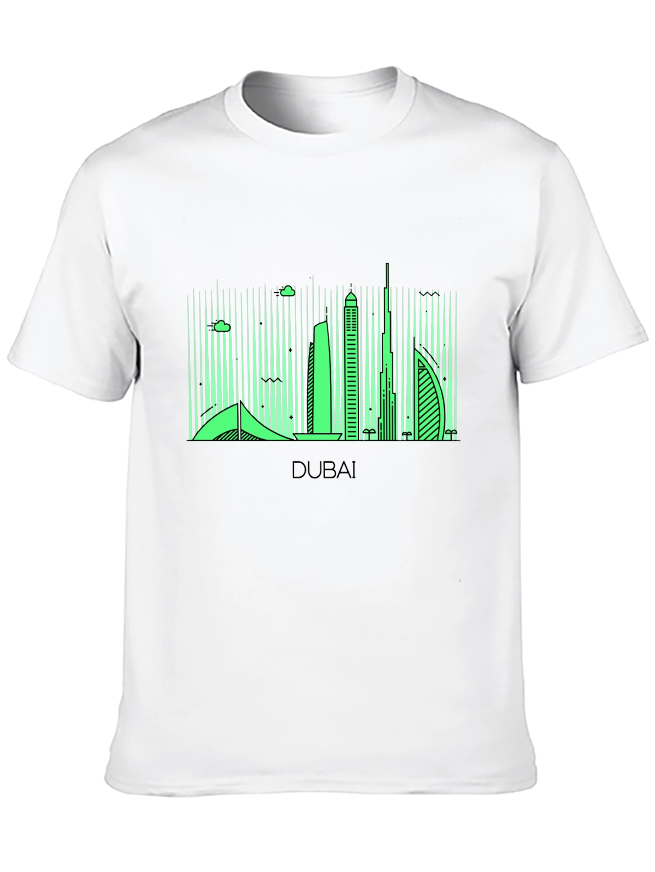 Dubai Skyline Graphic T-Shirt