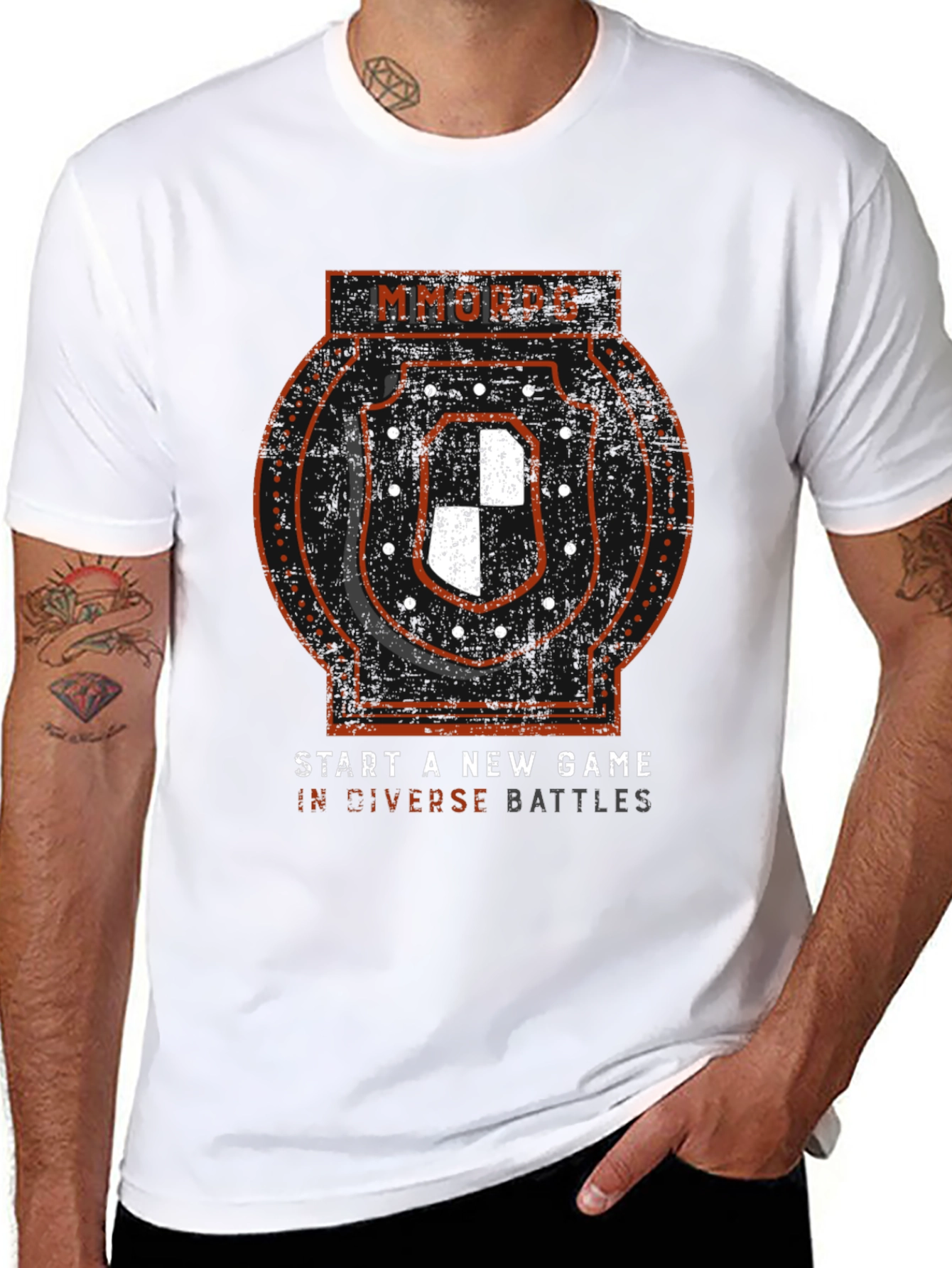 MMORPG Graphic Tee - Start a New Game T-Shirt