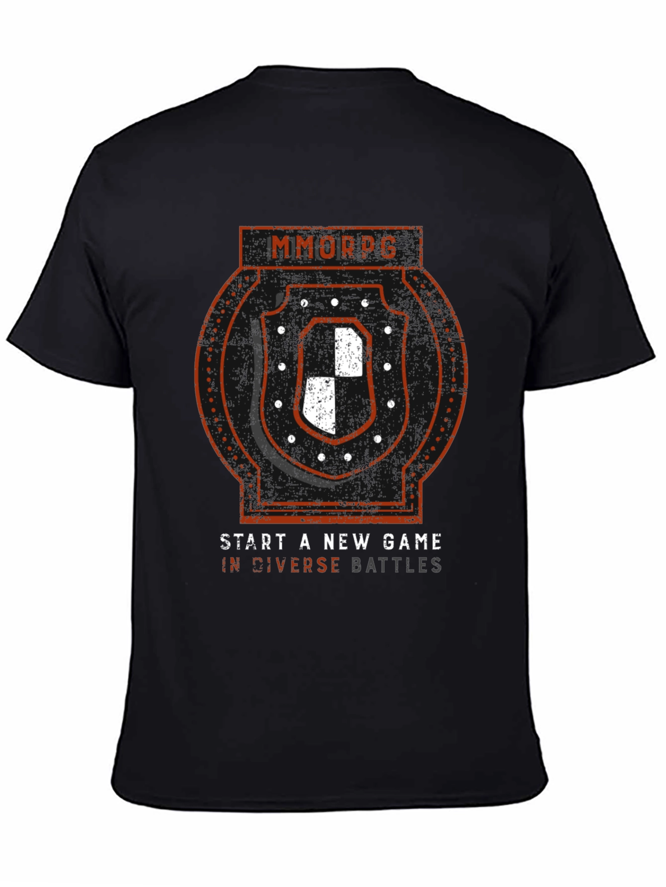 MMORPG Graphic Tee - Start a New Game T-Shirt