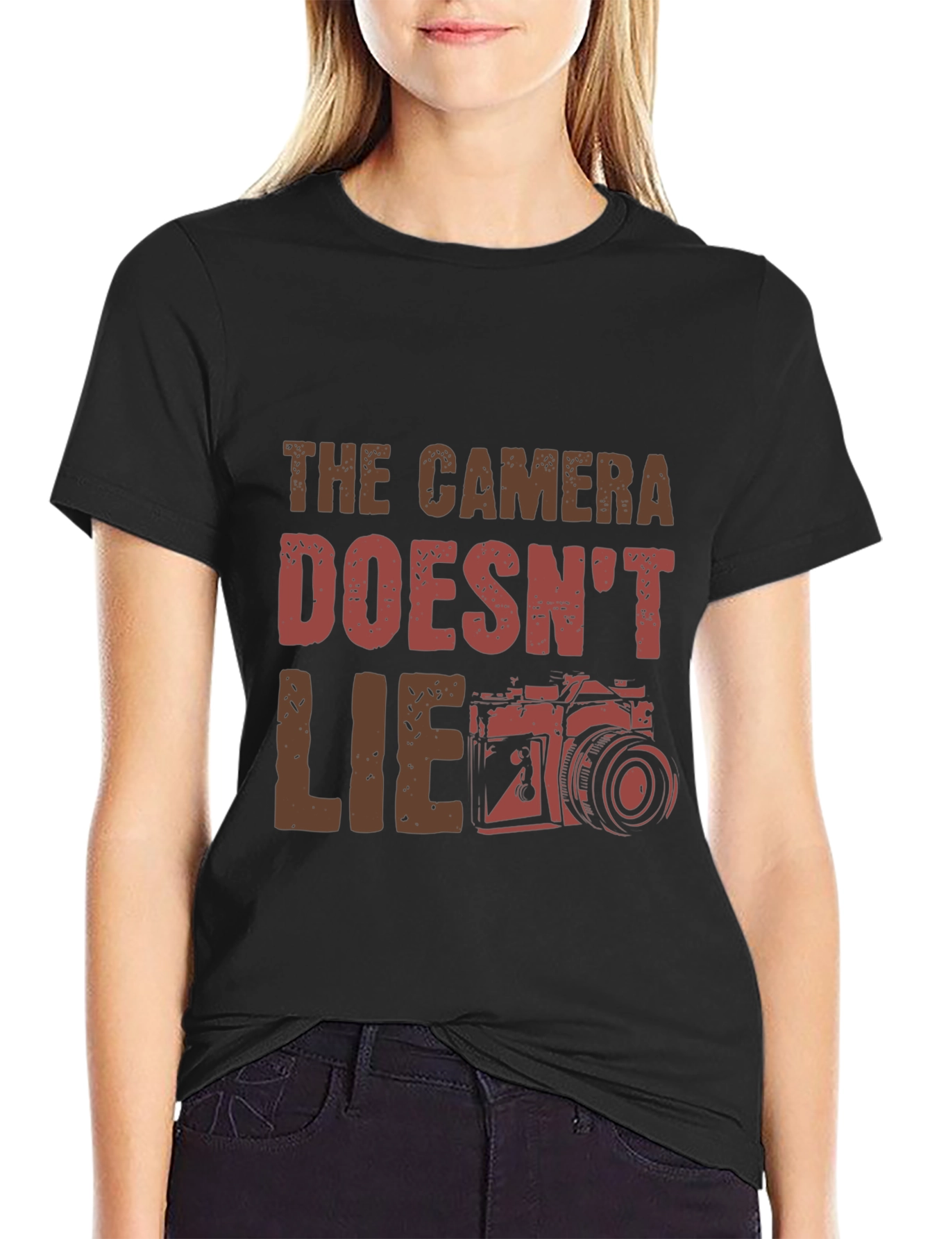The Camera Doesnt Lie T-Shirt - Photography Tee