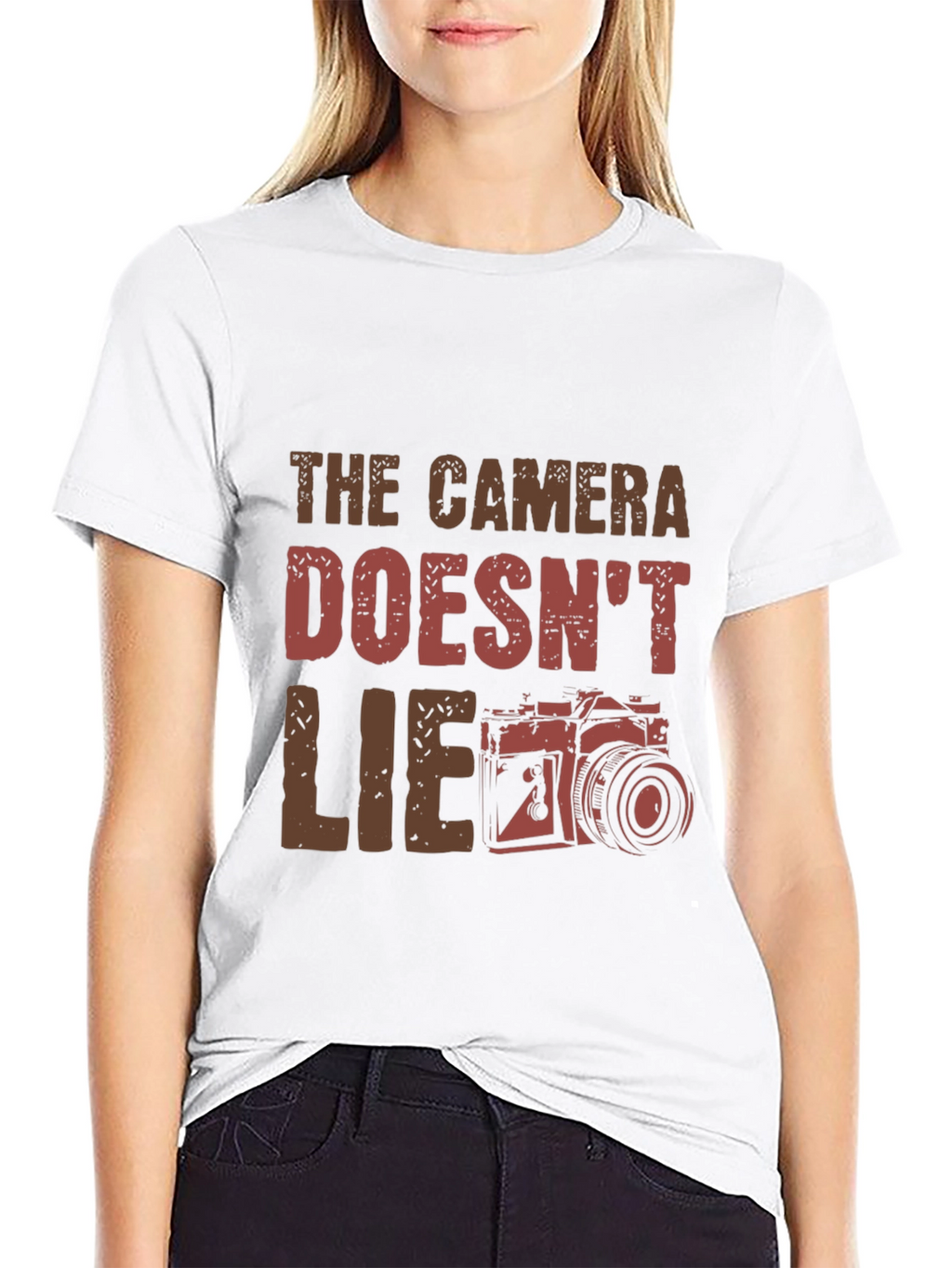 The Camera Doesnt Lie T-Shirt - Photography Tee