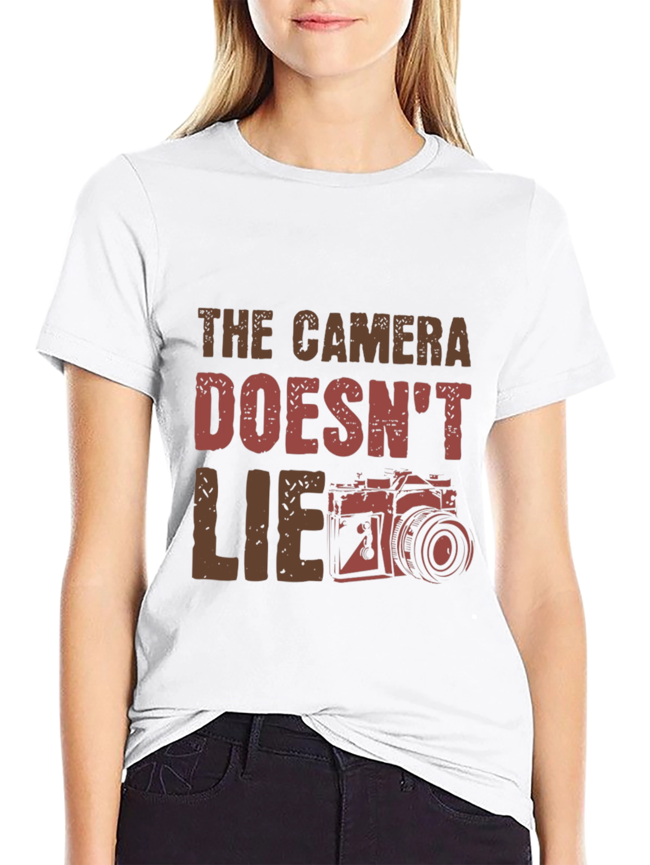 The Camera Doesnt Lie T-Shirt - Photography Tee