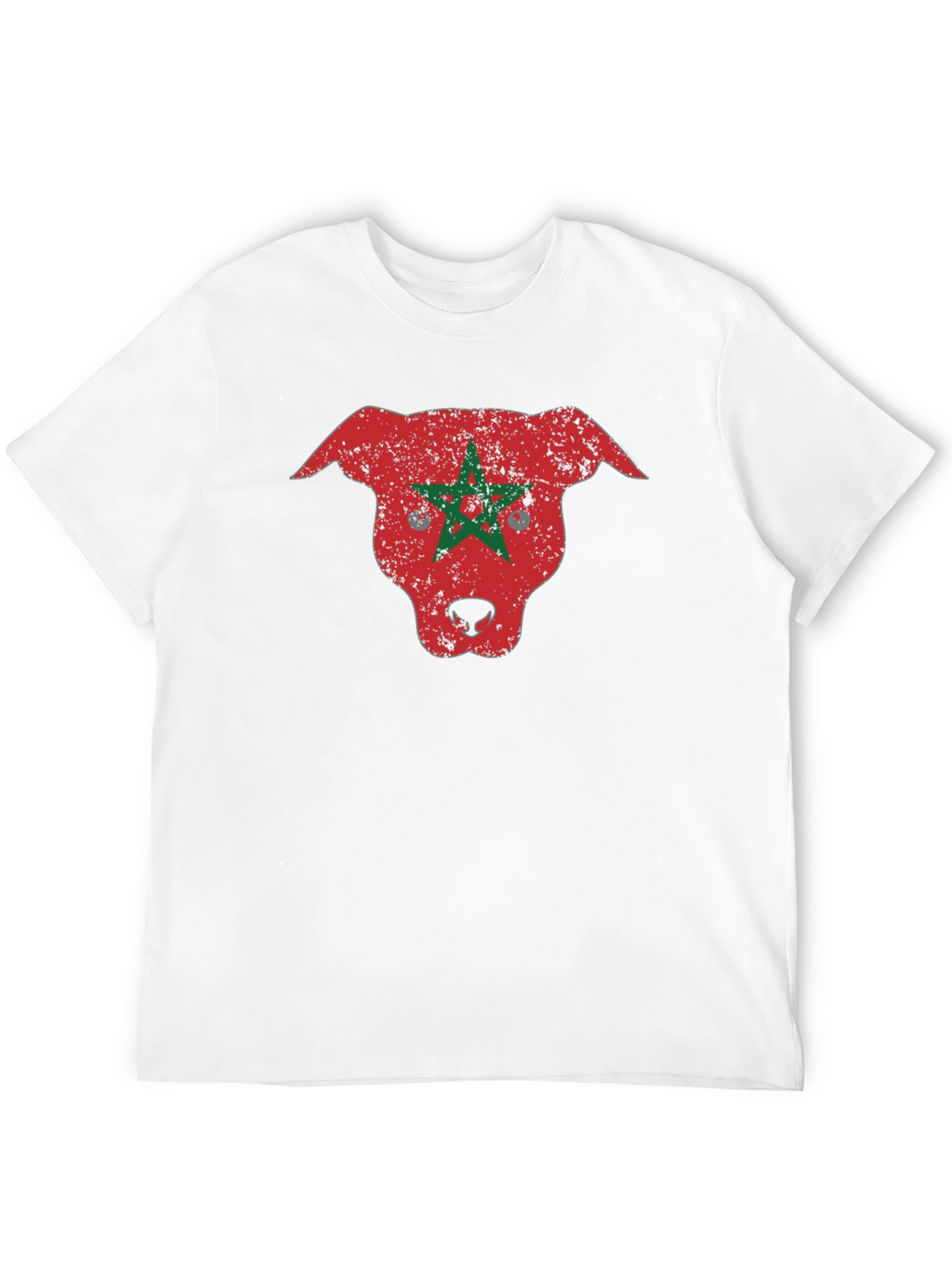 Morocco Pitbull Graphic Tee - Black T-Shirt