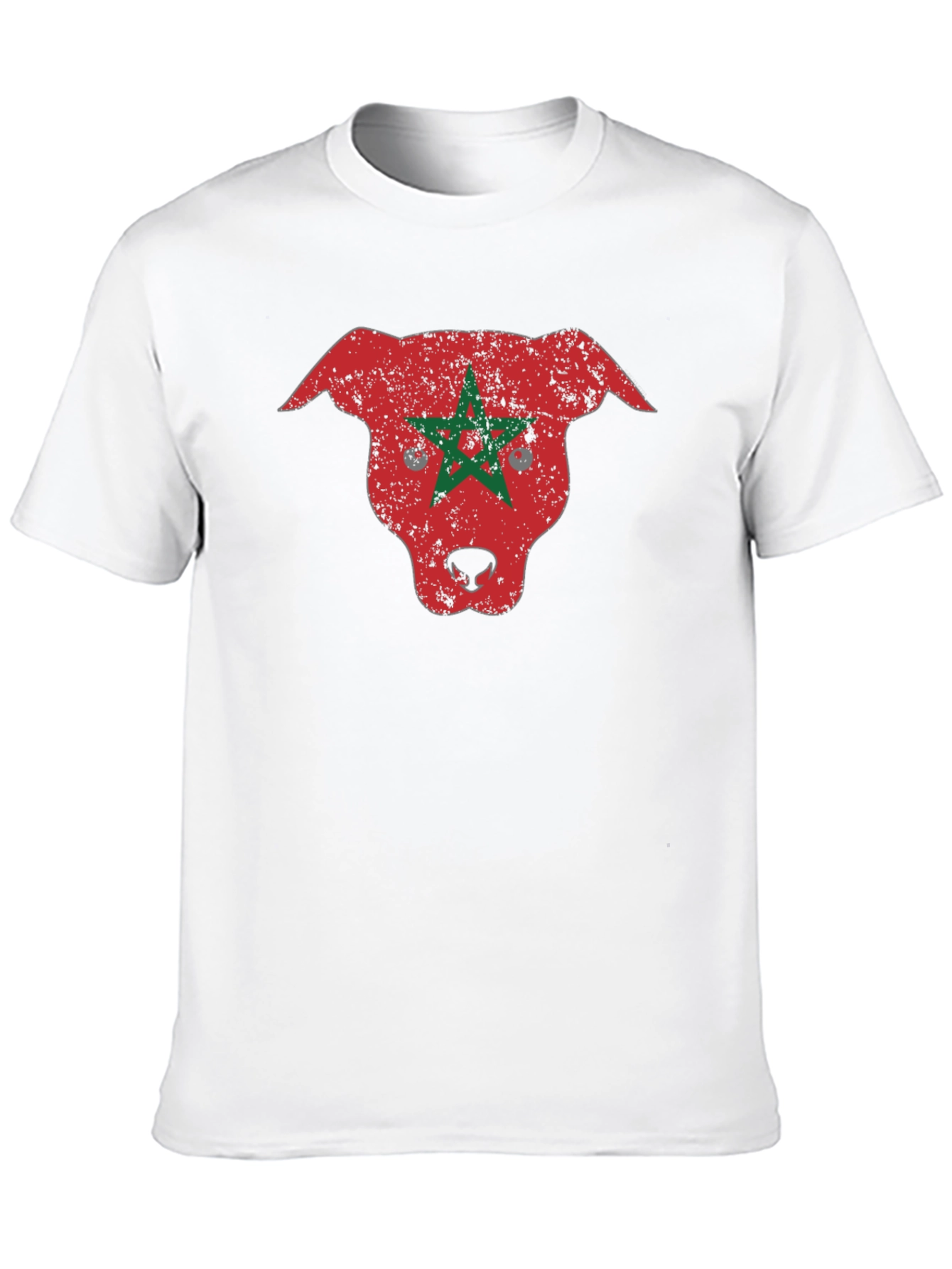 Morocco Pitbull Graphic Tee - Black T-Shirt