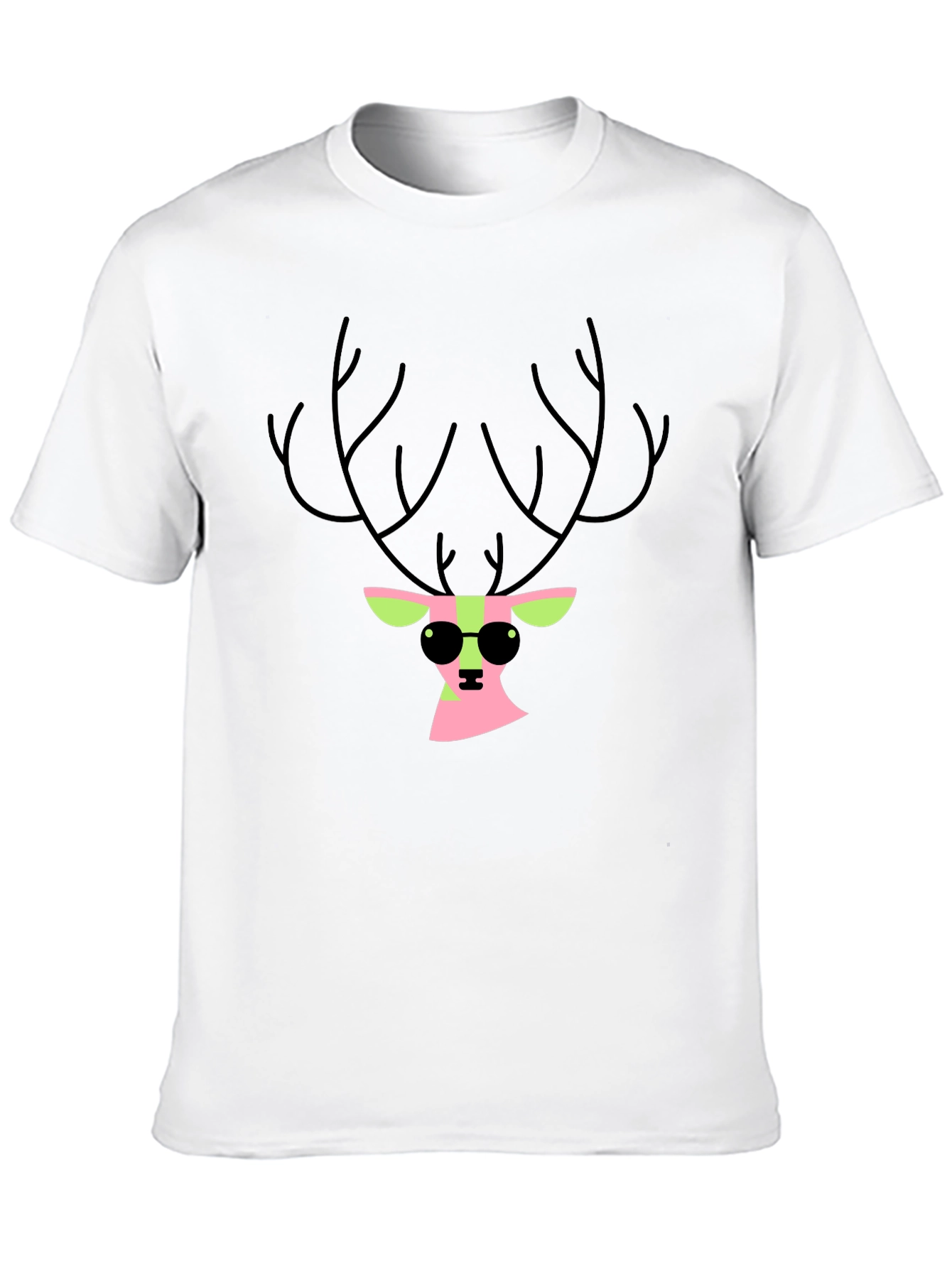 Cool Deer Black T-Shirt