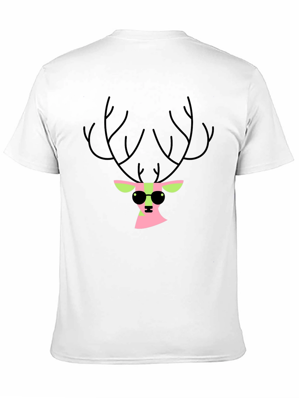 Cool Deer Black T-Shirt