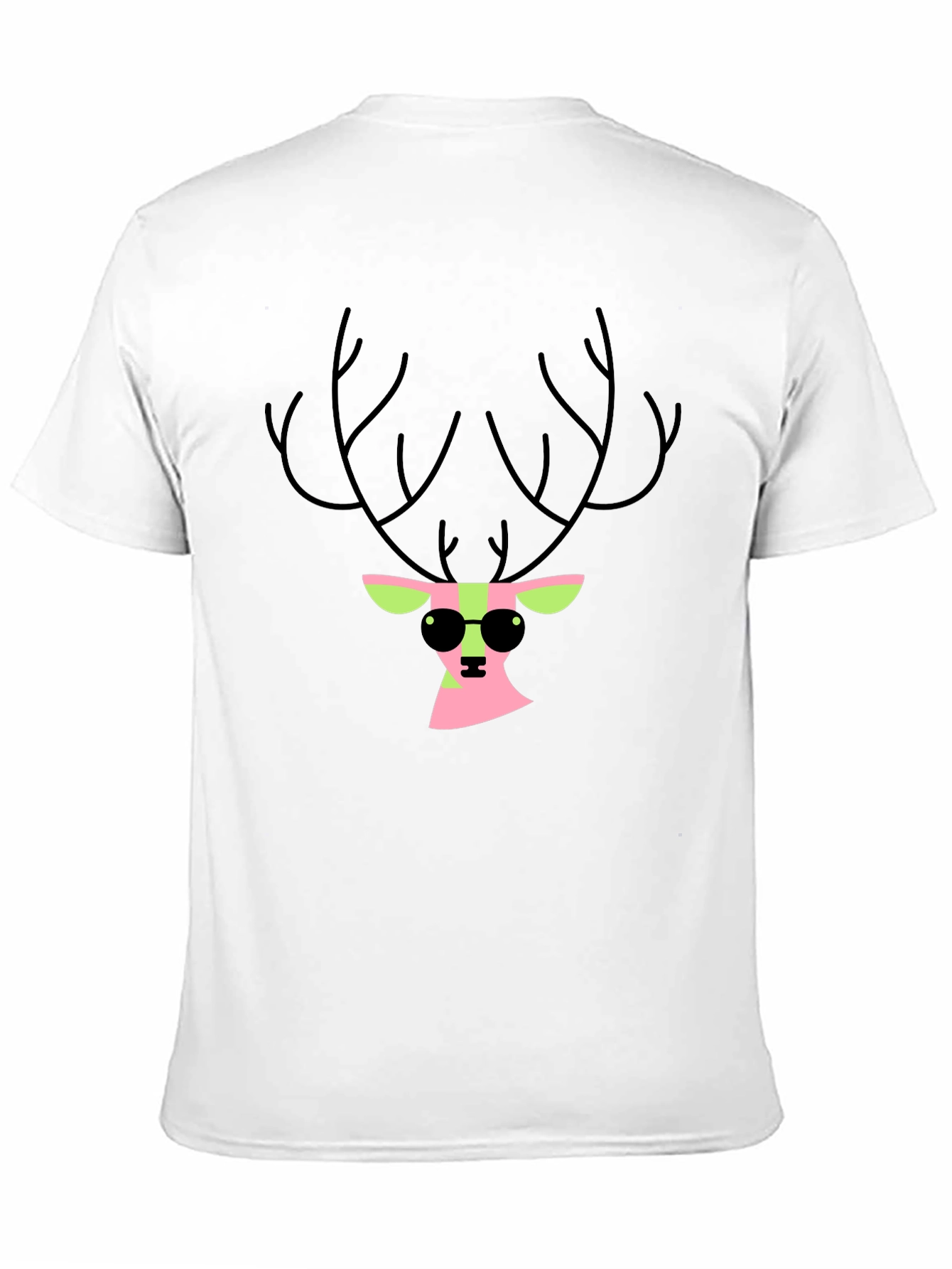 Cool Deer Black T-Shirt