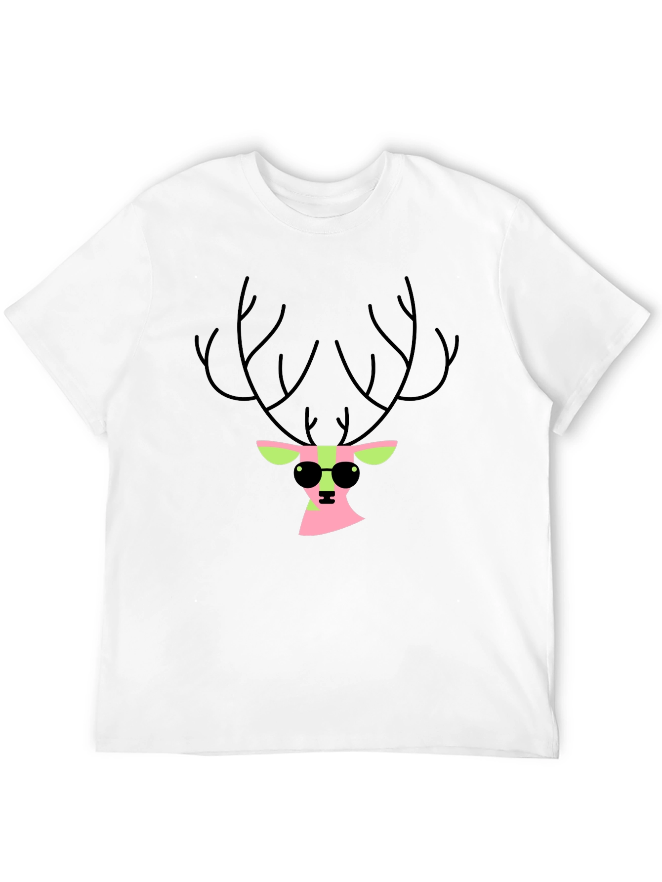 Cool Deer Black T-Shirt