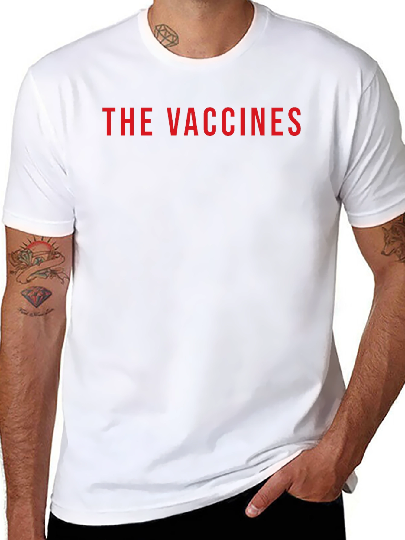 The Vaccines Band Logo T-Shirt - Black