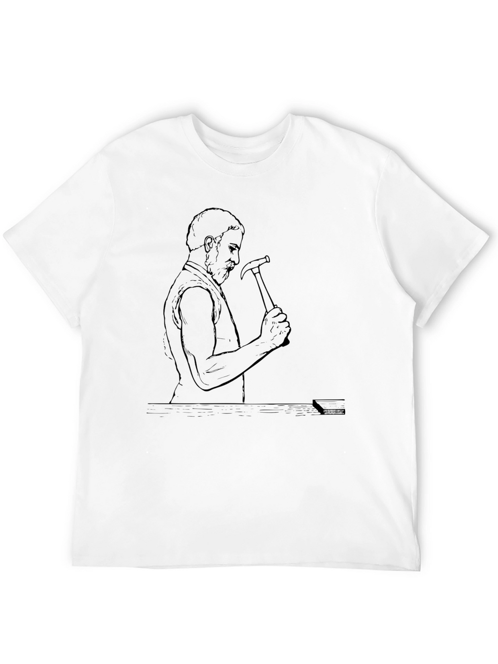 Artisan Hammering T-Shirt - Black