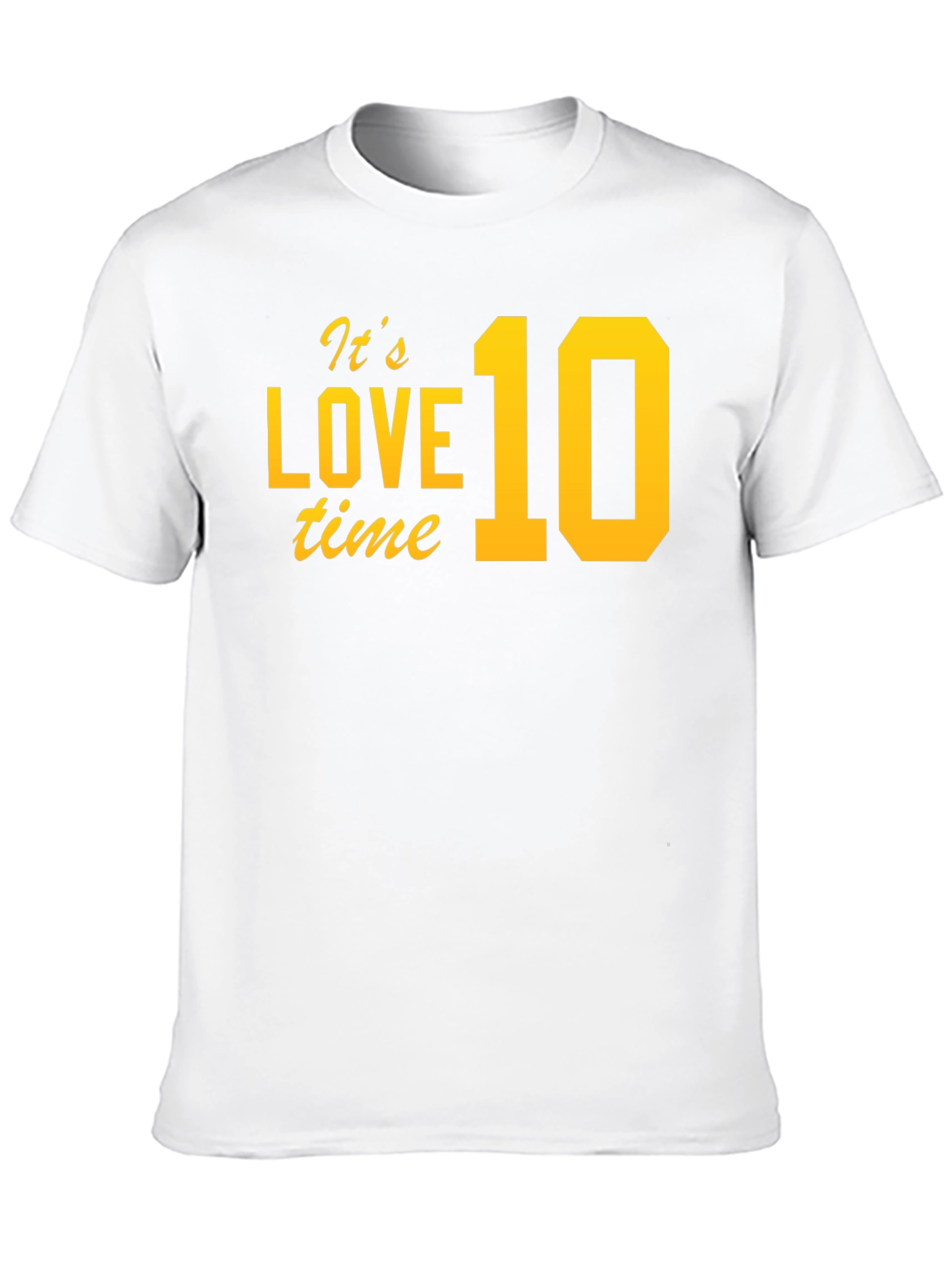 Its Love 10 Time Black T-Shirt