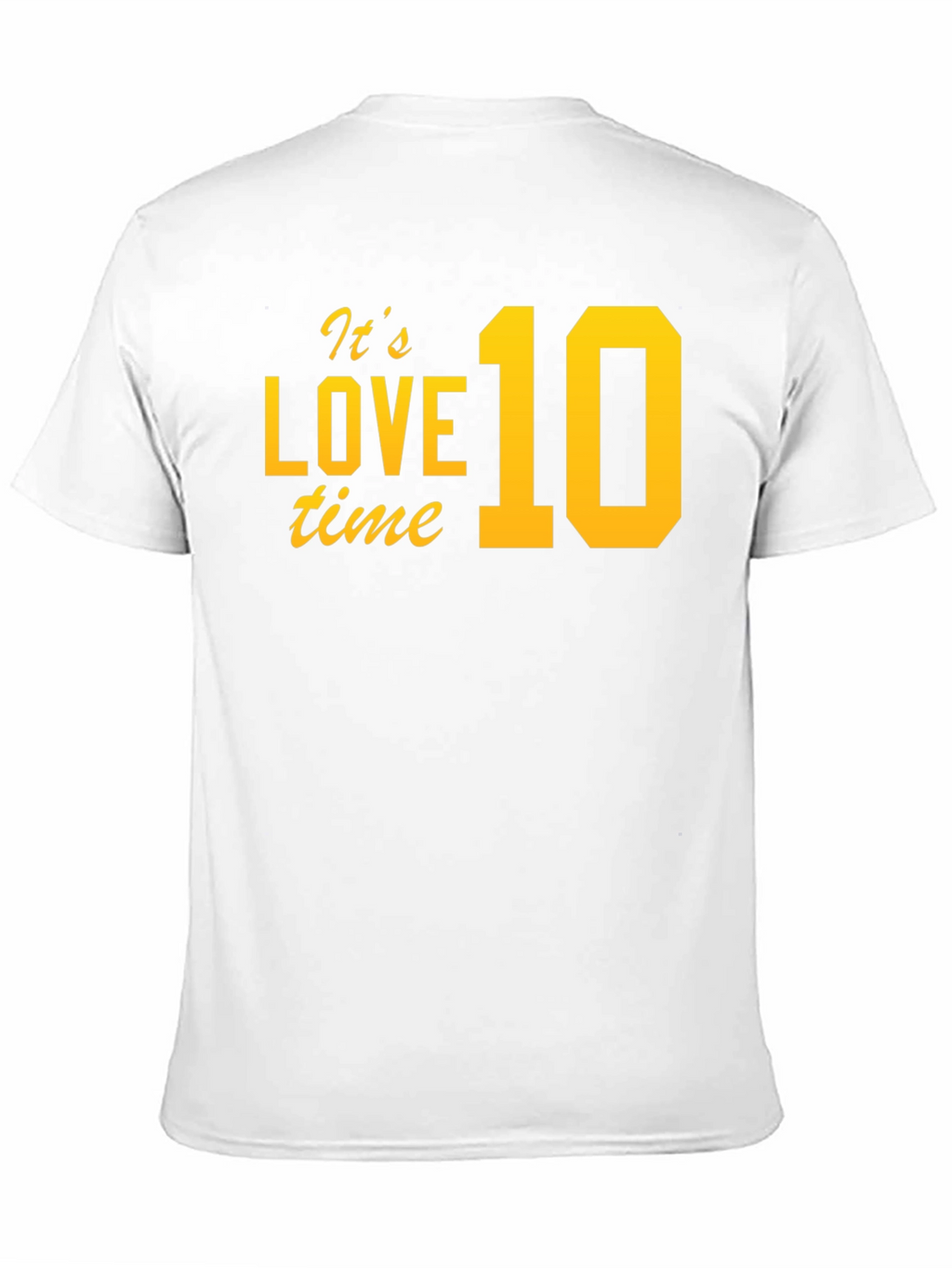Its Love 10 Time Black T-Shirt