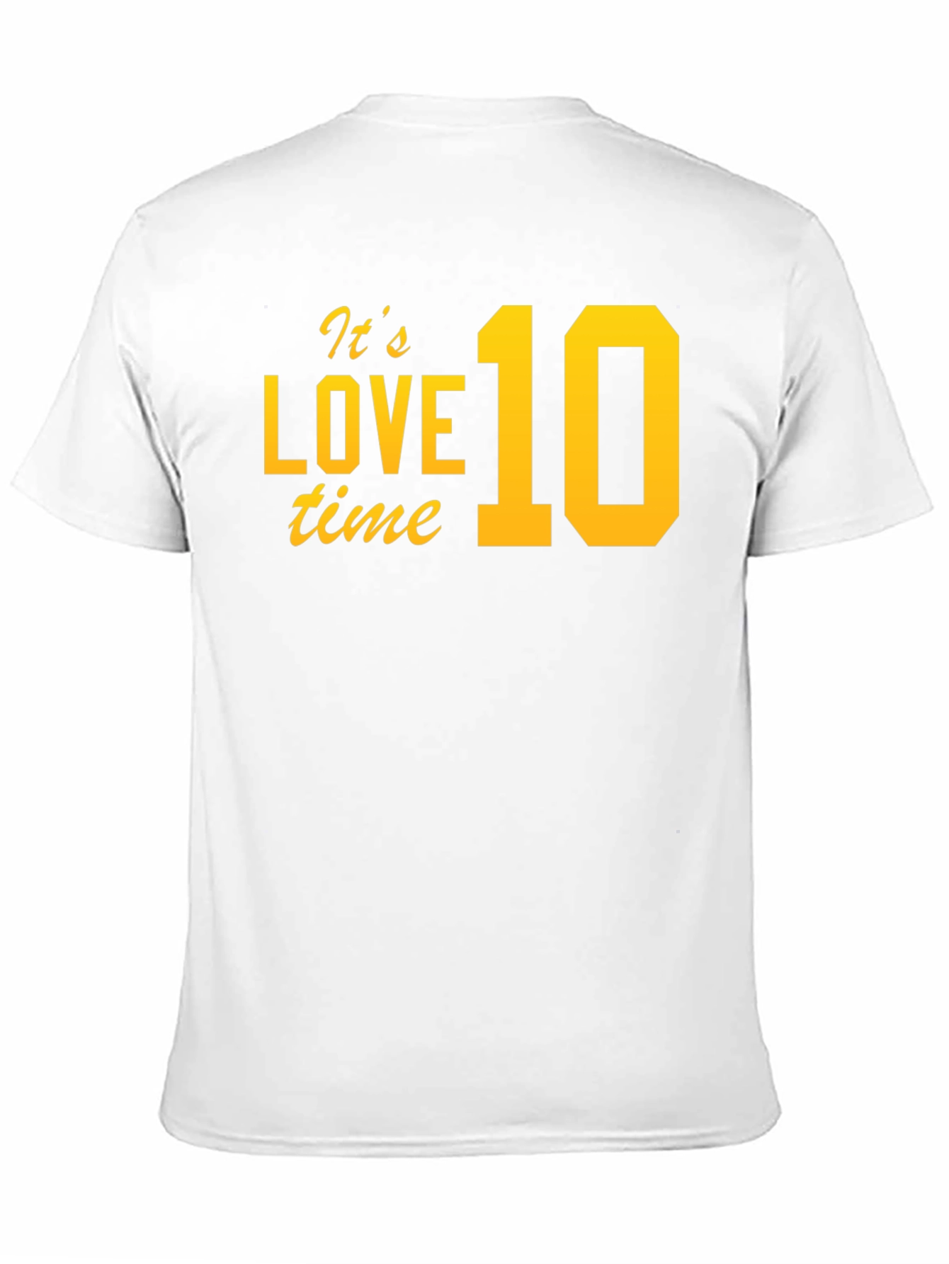 Its Love 10 Time Black T-Shirt