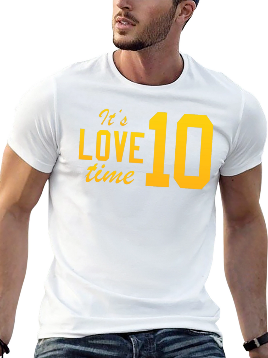 Its Love 10 Time Black T-Shirt