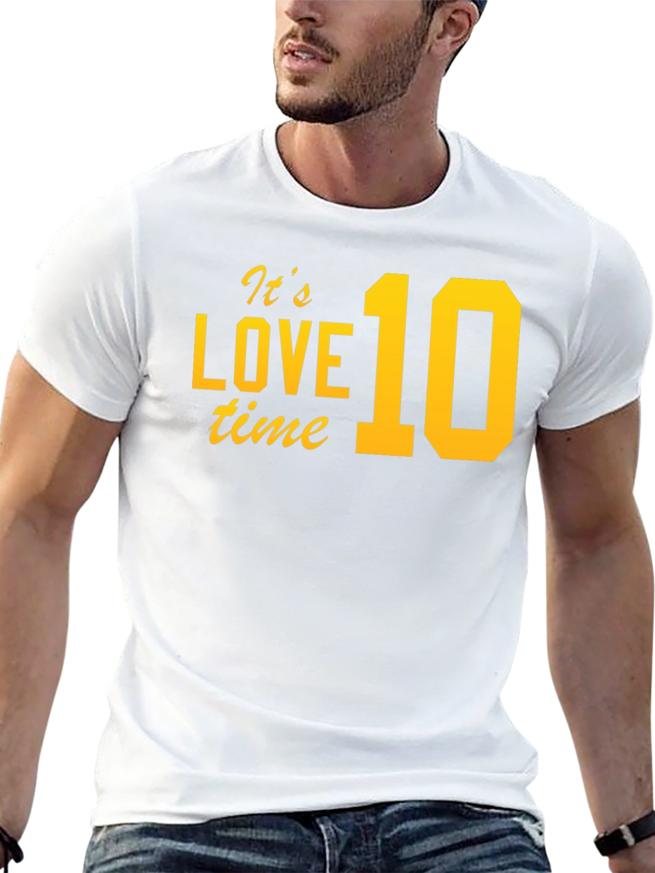 Its Love 10 Time Black T-Shirt