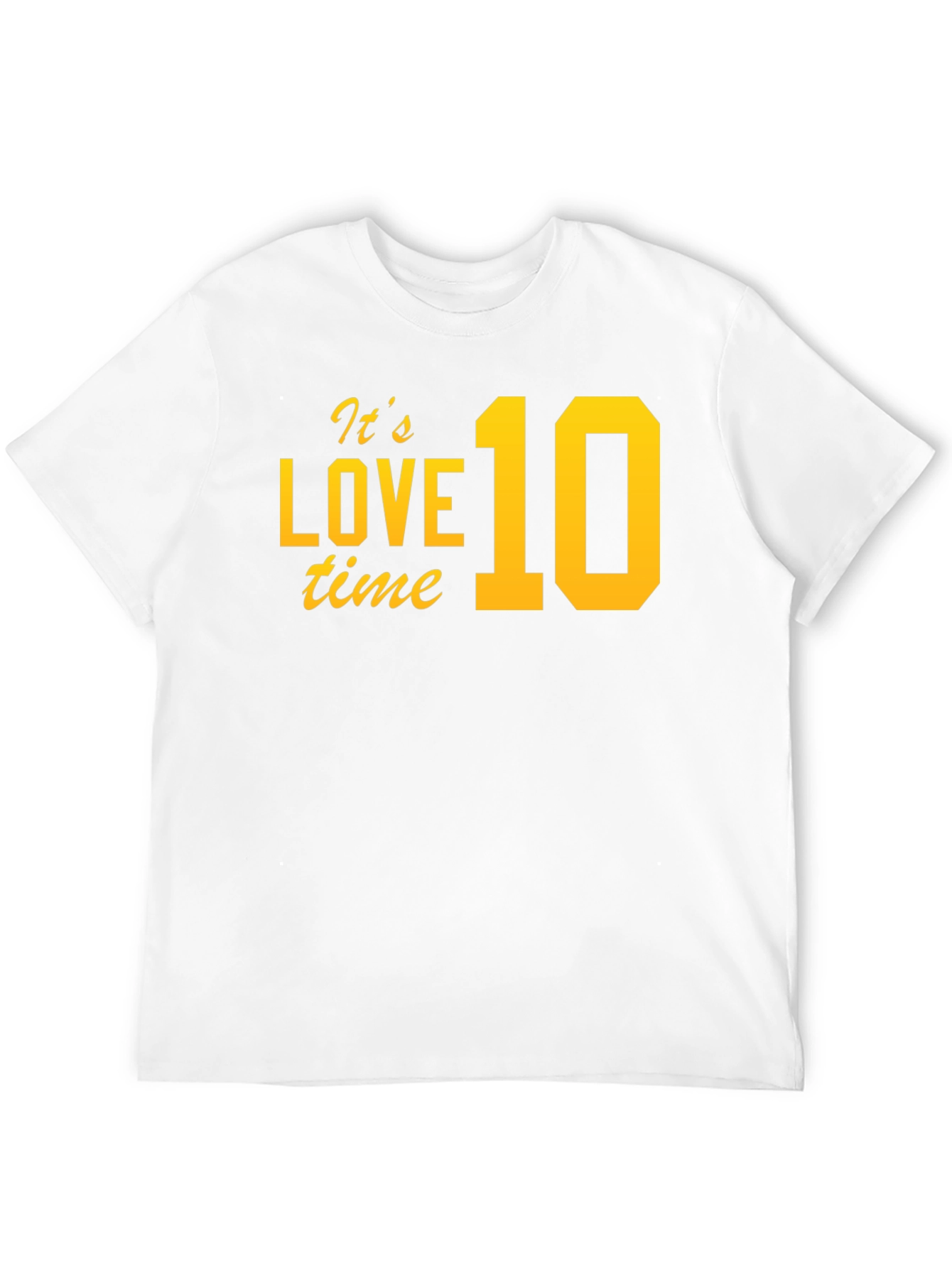Its Love 10 Time Black T-Shirt