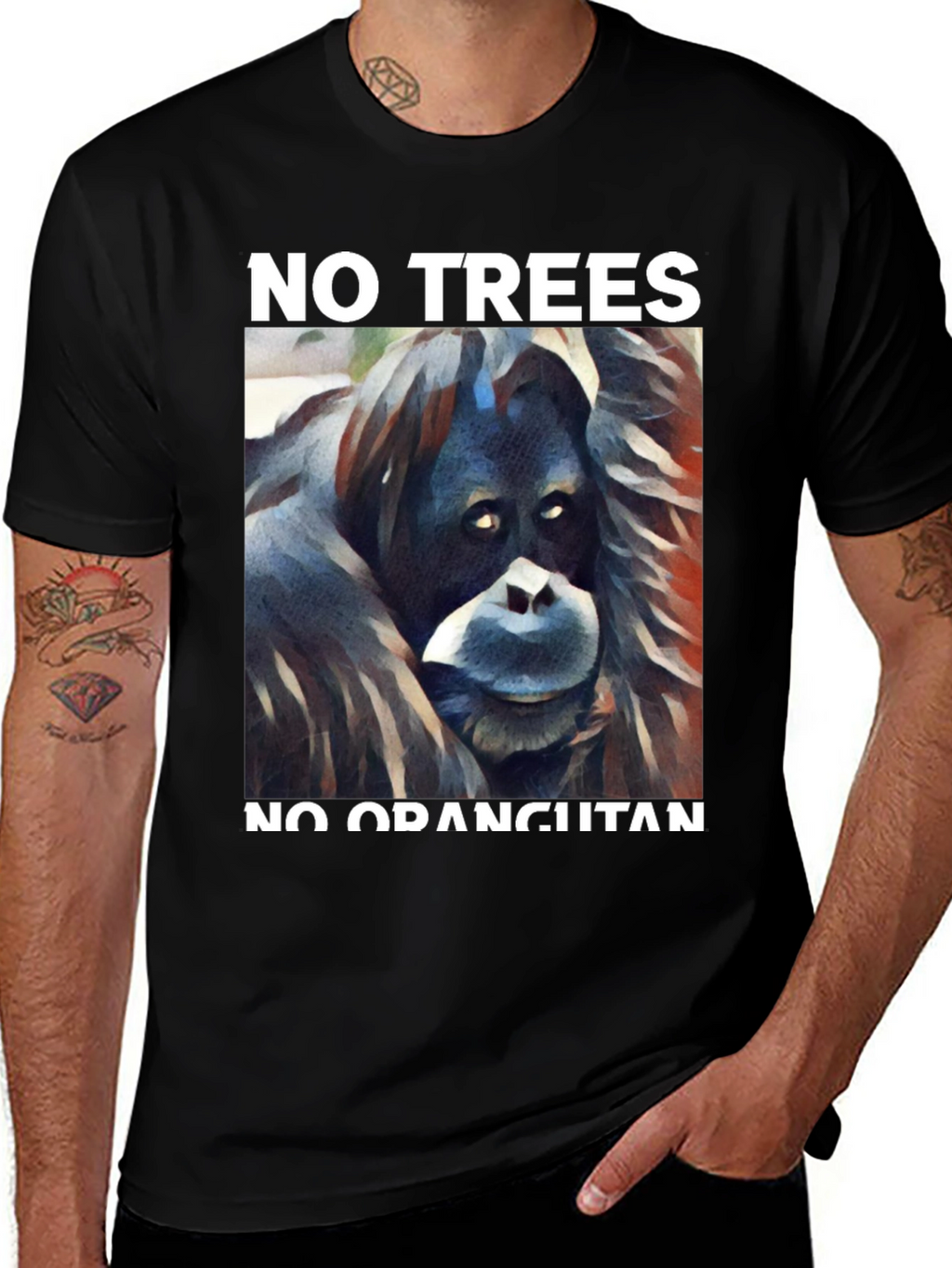 No Trees No Orangutan Graphic Tee