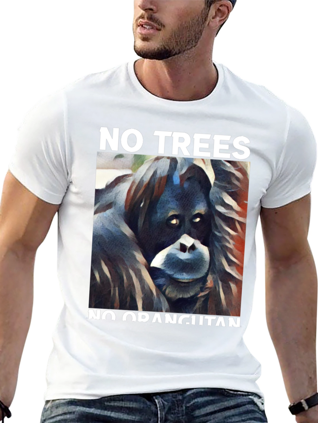 No Trees No Orangutan Graphic Tee