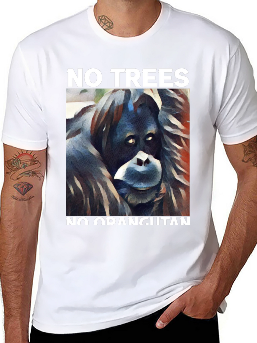 No Trees No Orangutan Graphic Tee