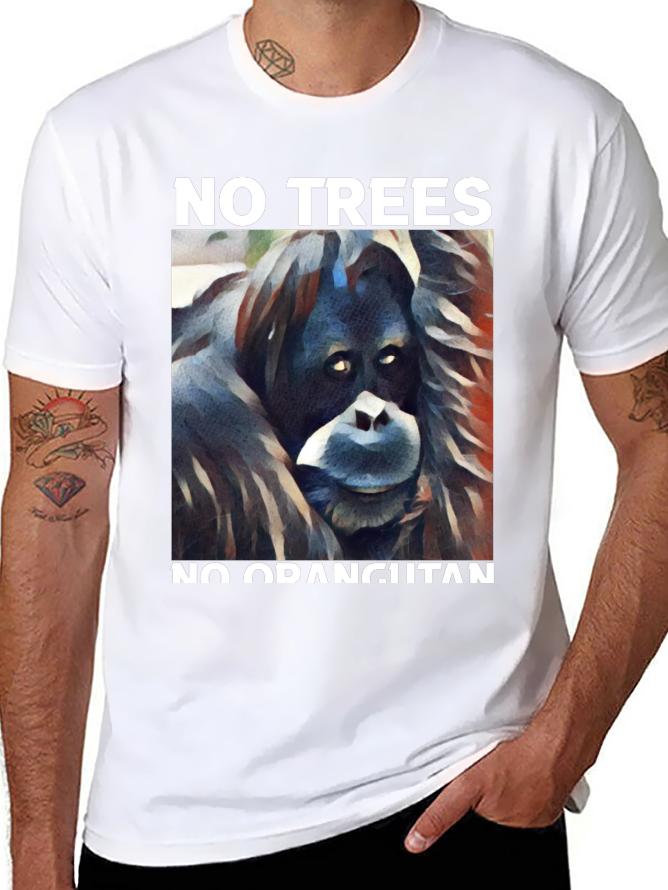 No Trees No Orangutan Graphic Tee