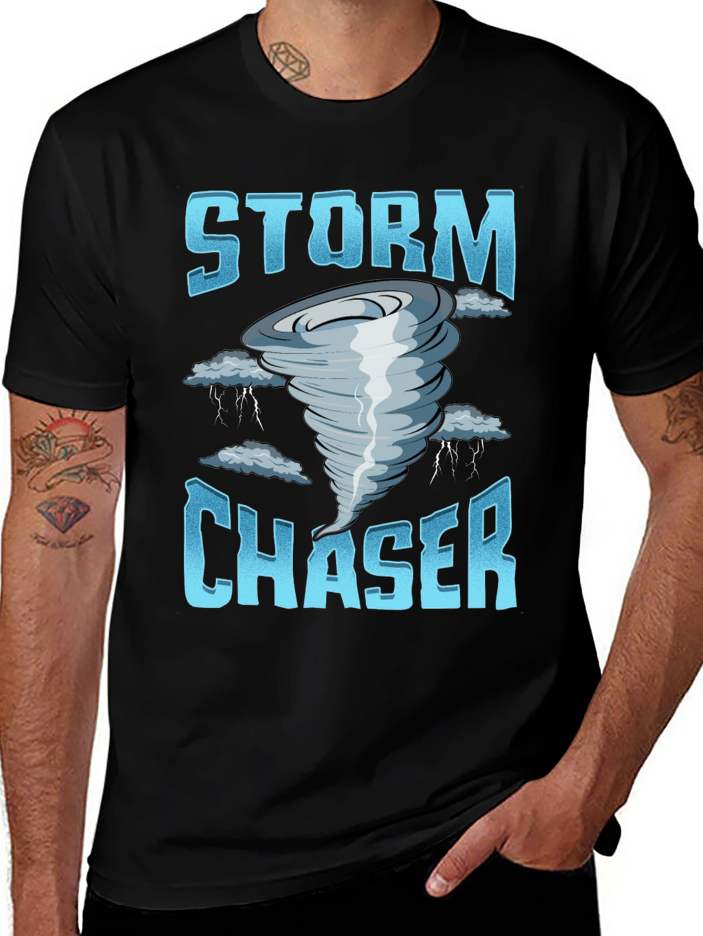 Storm Chaser Graphic T-Shirt - Weather Enthusiast Tee