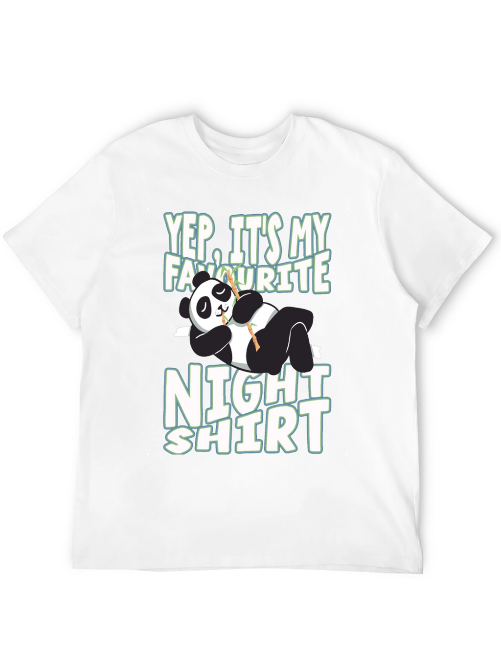 Funny Panda Night Shirt T-Shirt