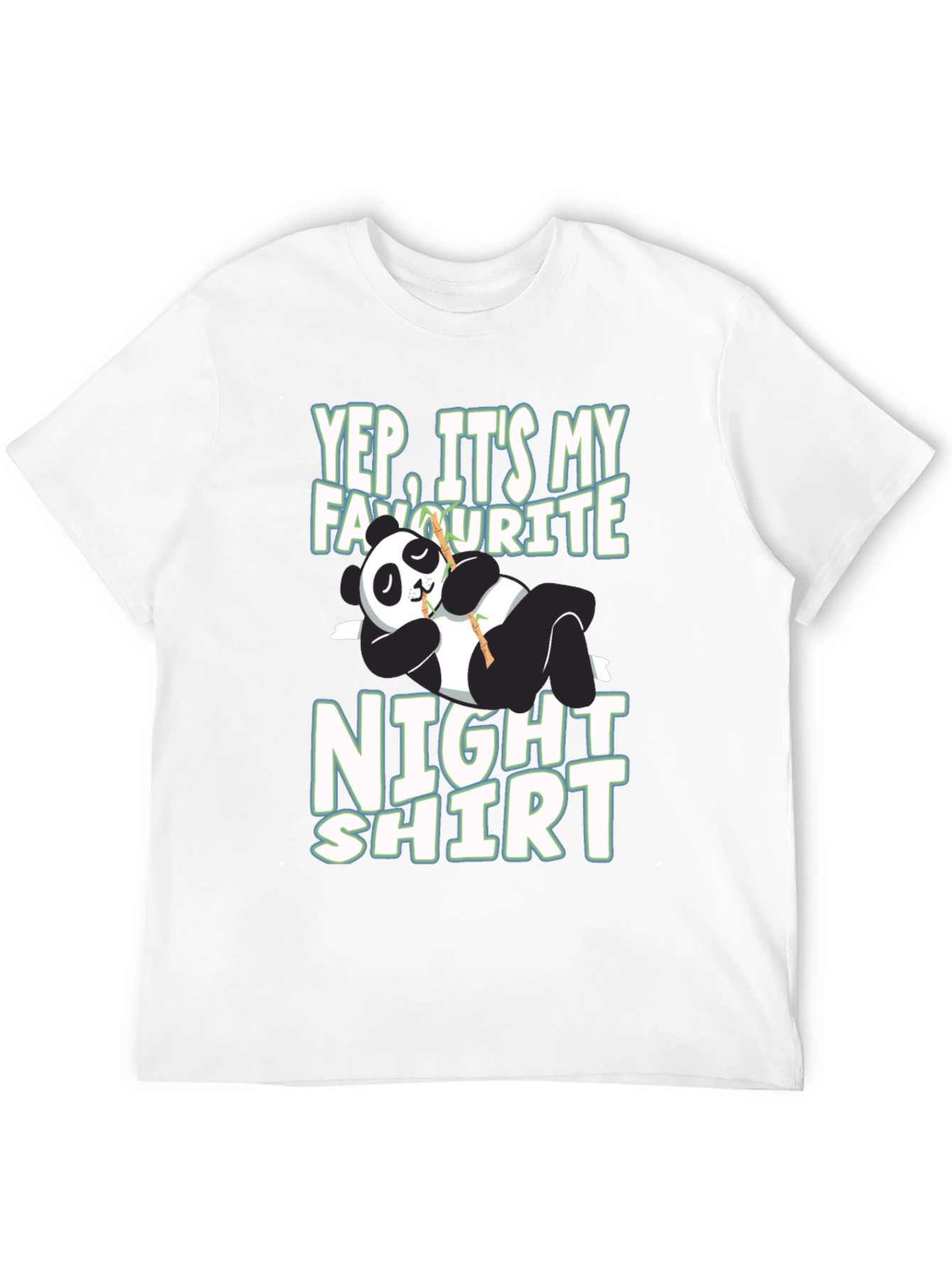 Funny Panda Night Shirt T-Shirt