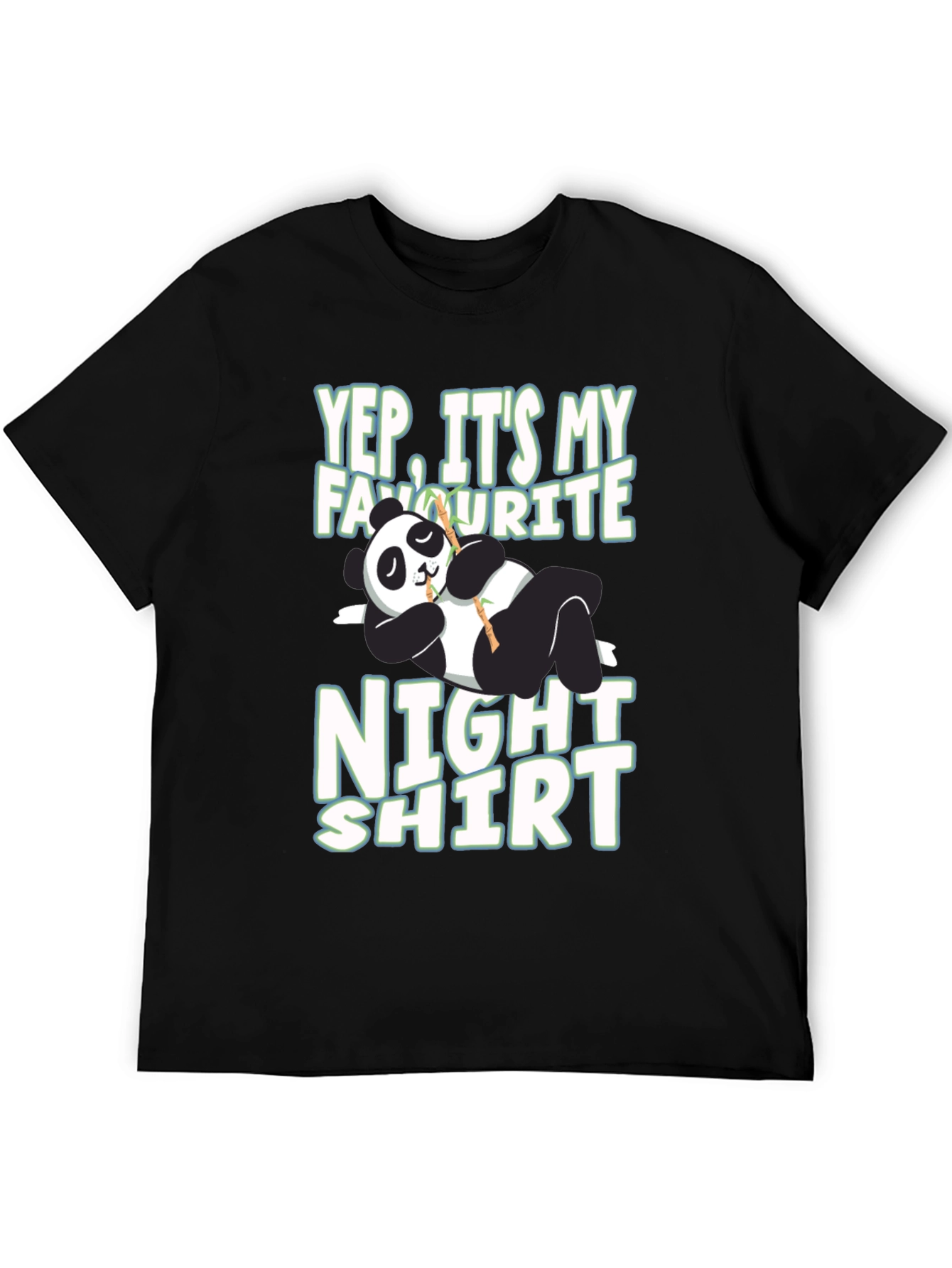 Funny Panda Night Shirt T-Shirt
