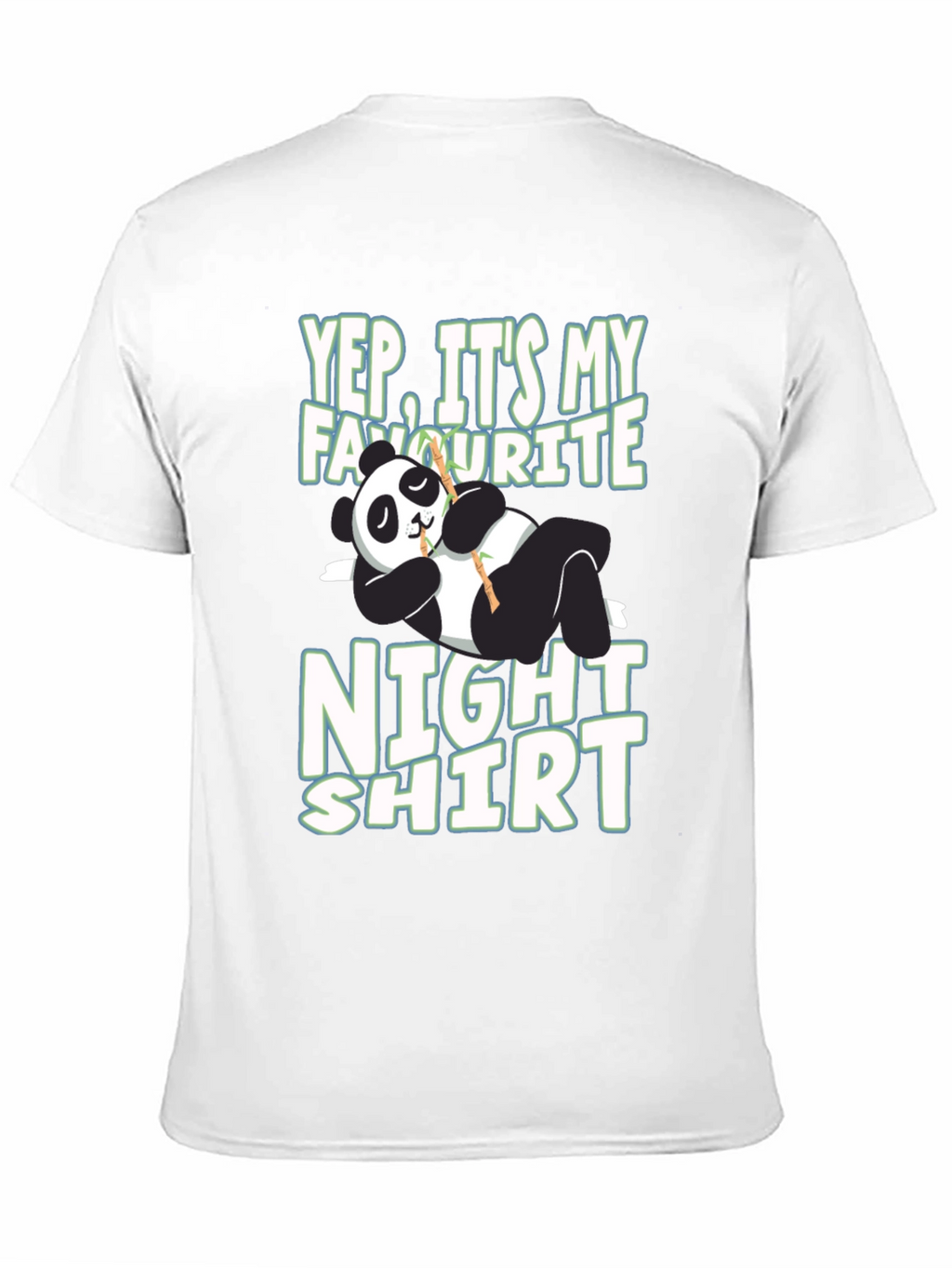 Funny Panda Night Shirt T-Shirt