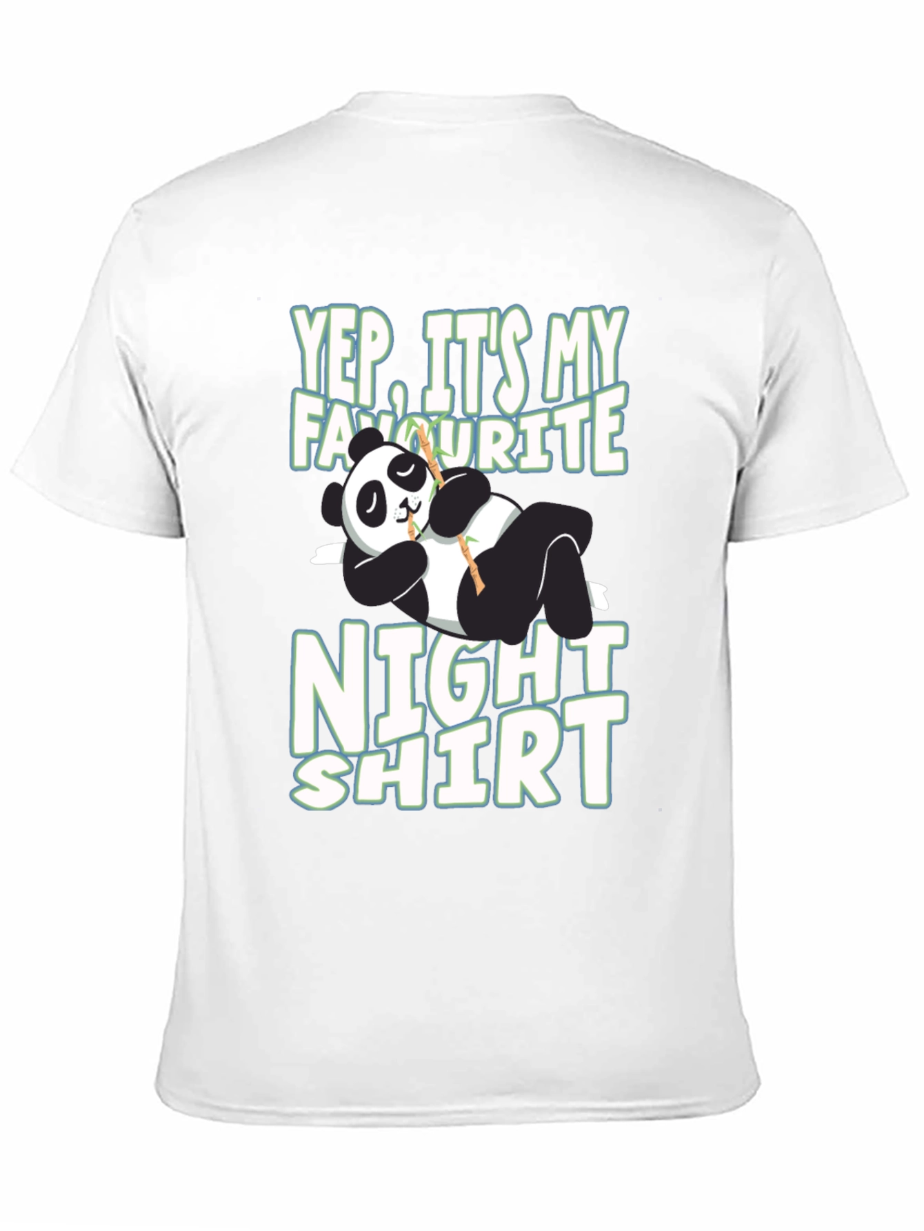 Funny Panda Night Shirt T-Shirt