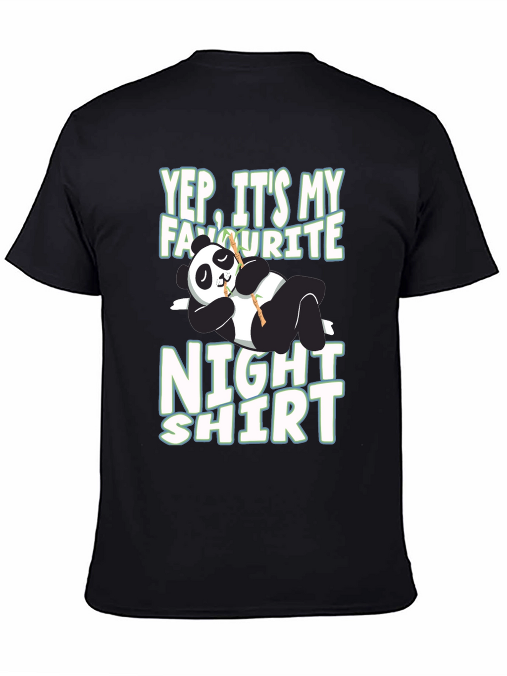 Funny Panda Night Shirt T-Shirt