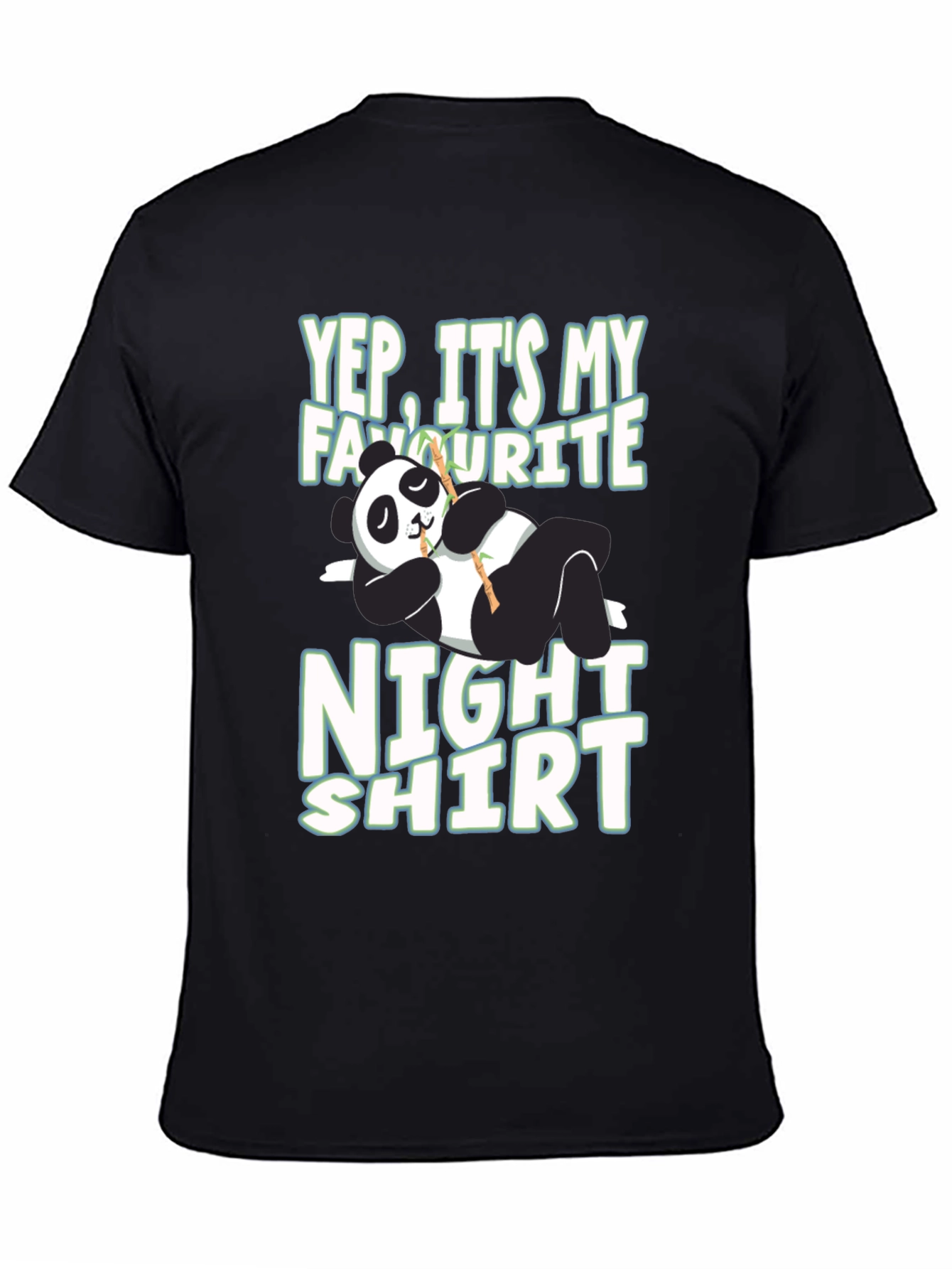 Funny Panda Night Shirt T-Shirt